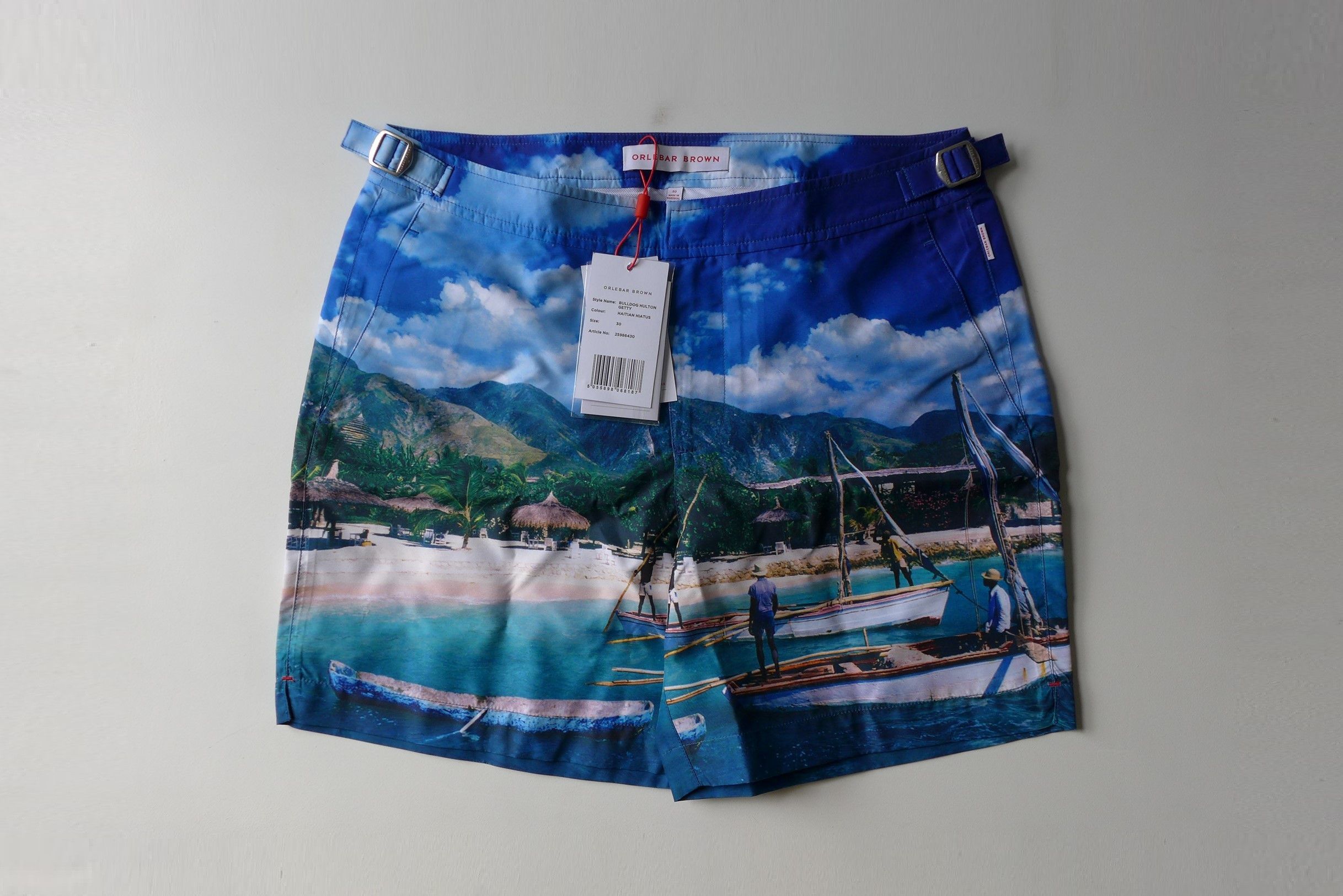 Orlebar Brown Orlebar Brown Bulldog Swim Shorts -- Haitian Hiatus Size US 30 / EU 46 - 5 Thumbnail