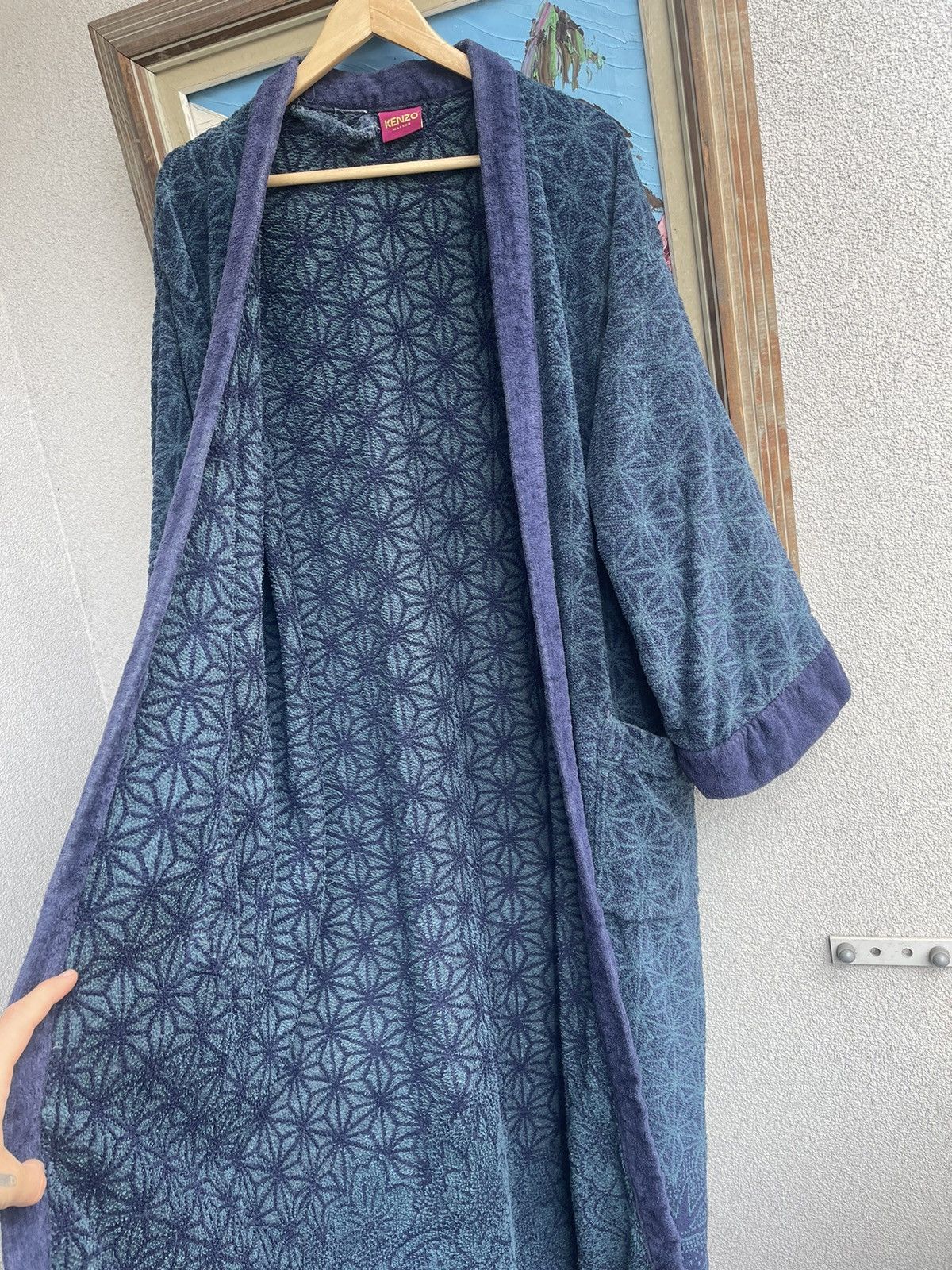 Kenzo Kenzo Maison Bathrobe Ultra Rare Luxury Item Vintage Hype Size US L / EU 52-54 / 3 - 3 Thumbnail