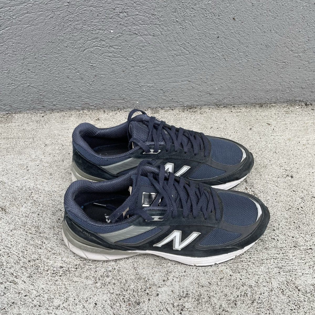 Junya Watanabe × New Balance Junya Watanabe New Balance 990v5 Sneaker Shoes Navy Size US 8.5 / EU 41-42 - 6 Thumbnail