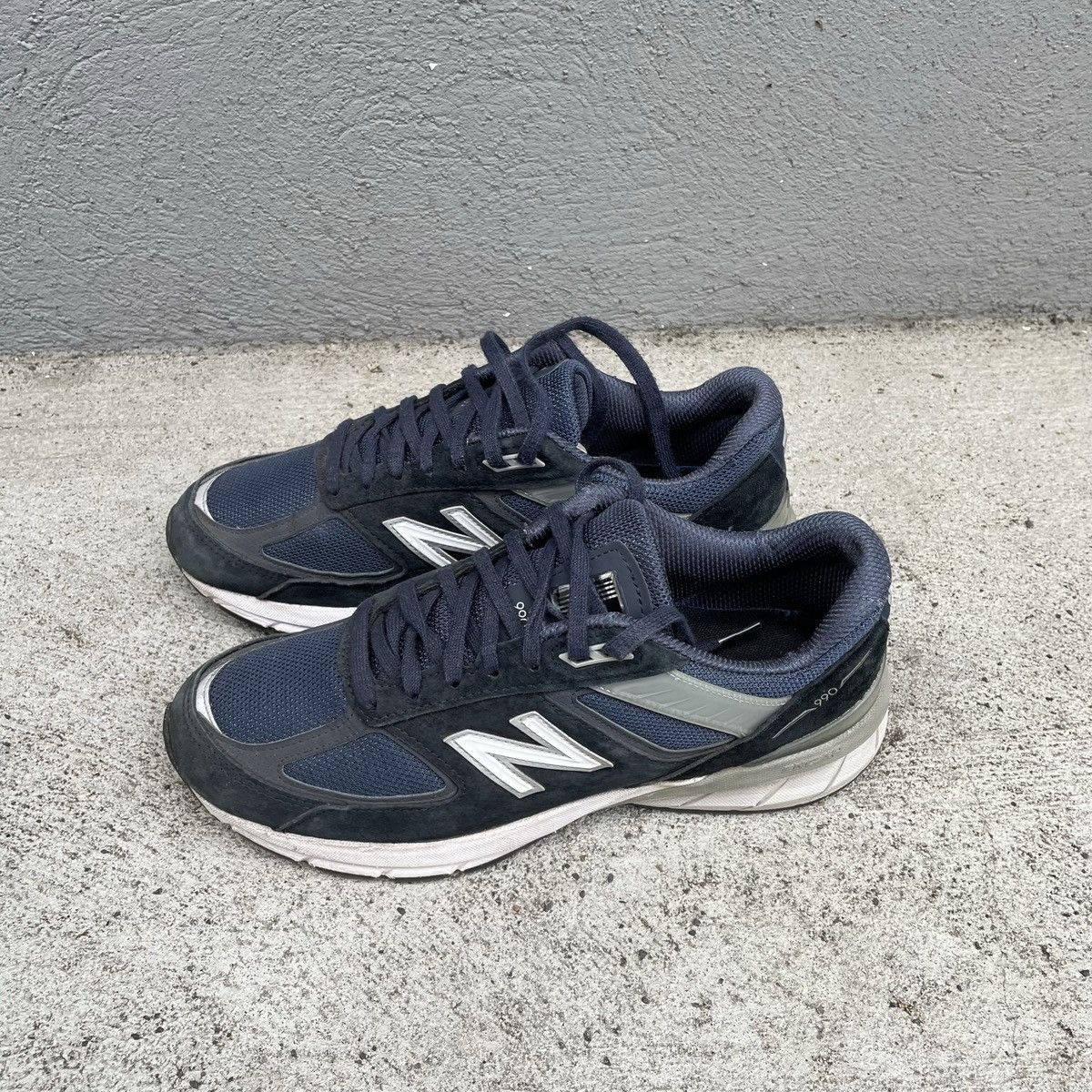 Junya Watanabe × New Balance Junya Watanabe New Balance 990v5 Sneaker Shoes Navy Size US 8.5 / EU 41-42 - 5 Thumbnail