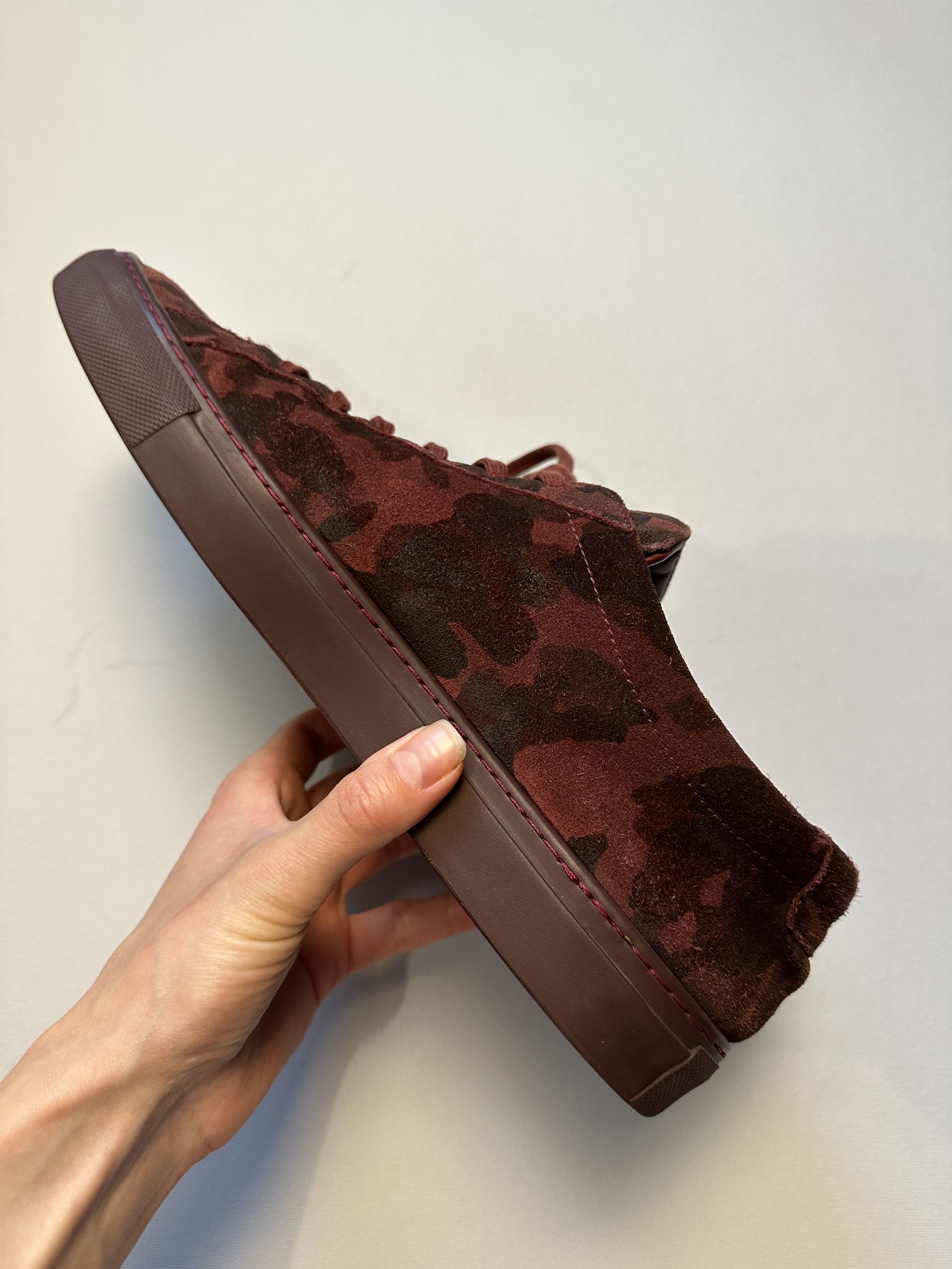 Common Projects Common Projects Achilles Camo Suede Low-Top Sneakers Size US 11 / EU 44 - 4 Thumbnail