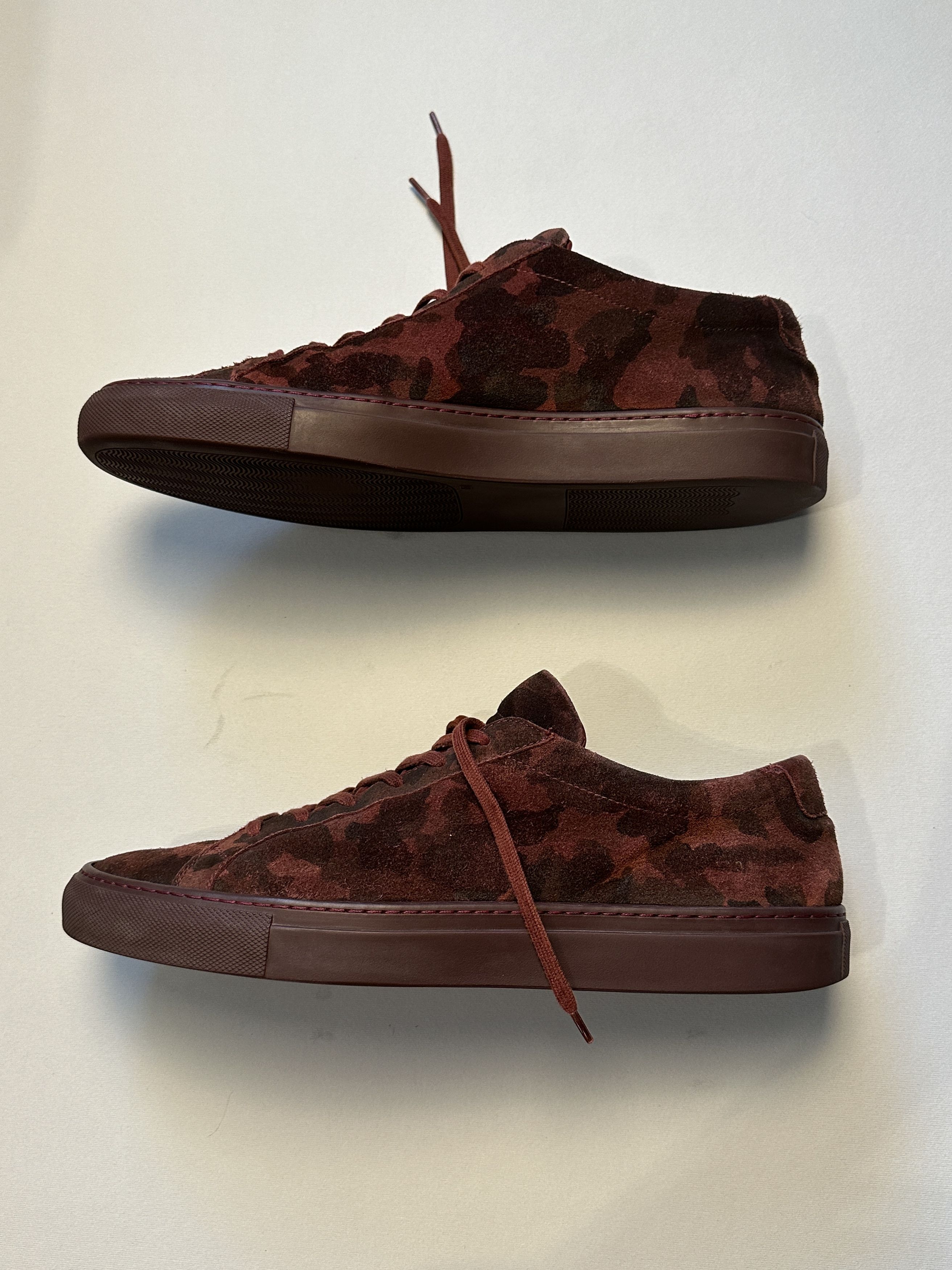 Common Projects Common Projects Achilles Camo Suede Low-Top Sneakers Size US 11 / EU 44 - 3 Thumbnail