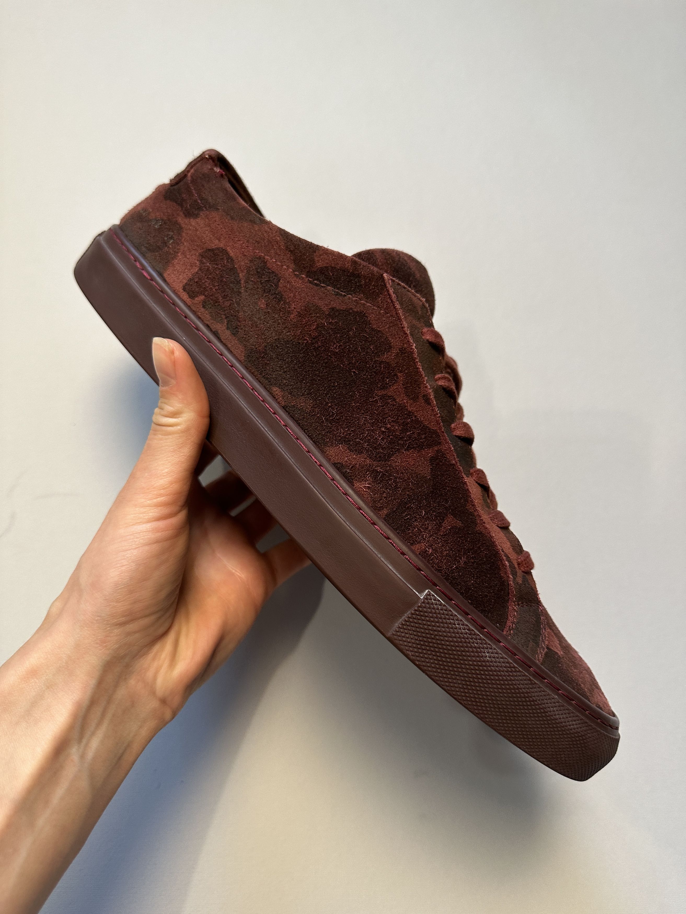Common Projects Common Projects Achilles Camo Suede Low-Top Sneakers Size US 11 / EU 44 - 5 Thumbnail