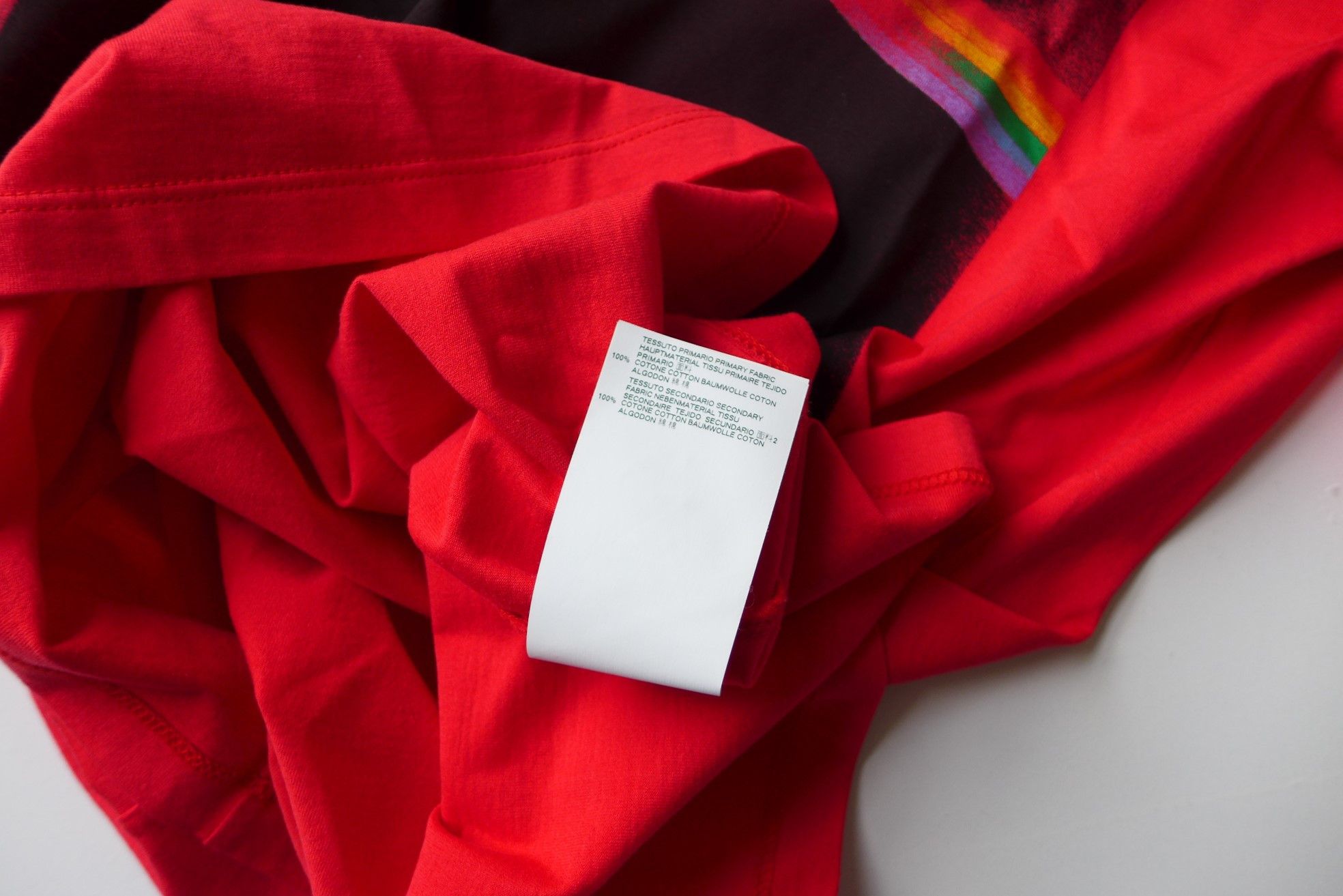 Maison Margiela Margiela FW17 Red Prism Print T-shirt Size US M / EU 48-50 / 2 - 9 Thumbnail