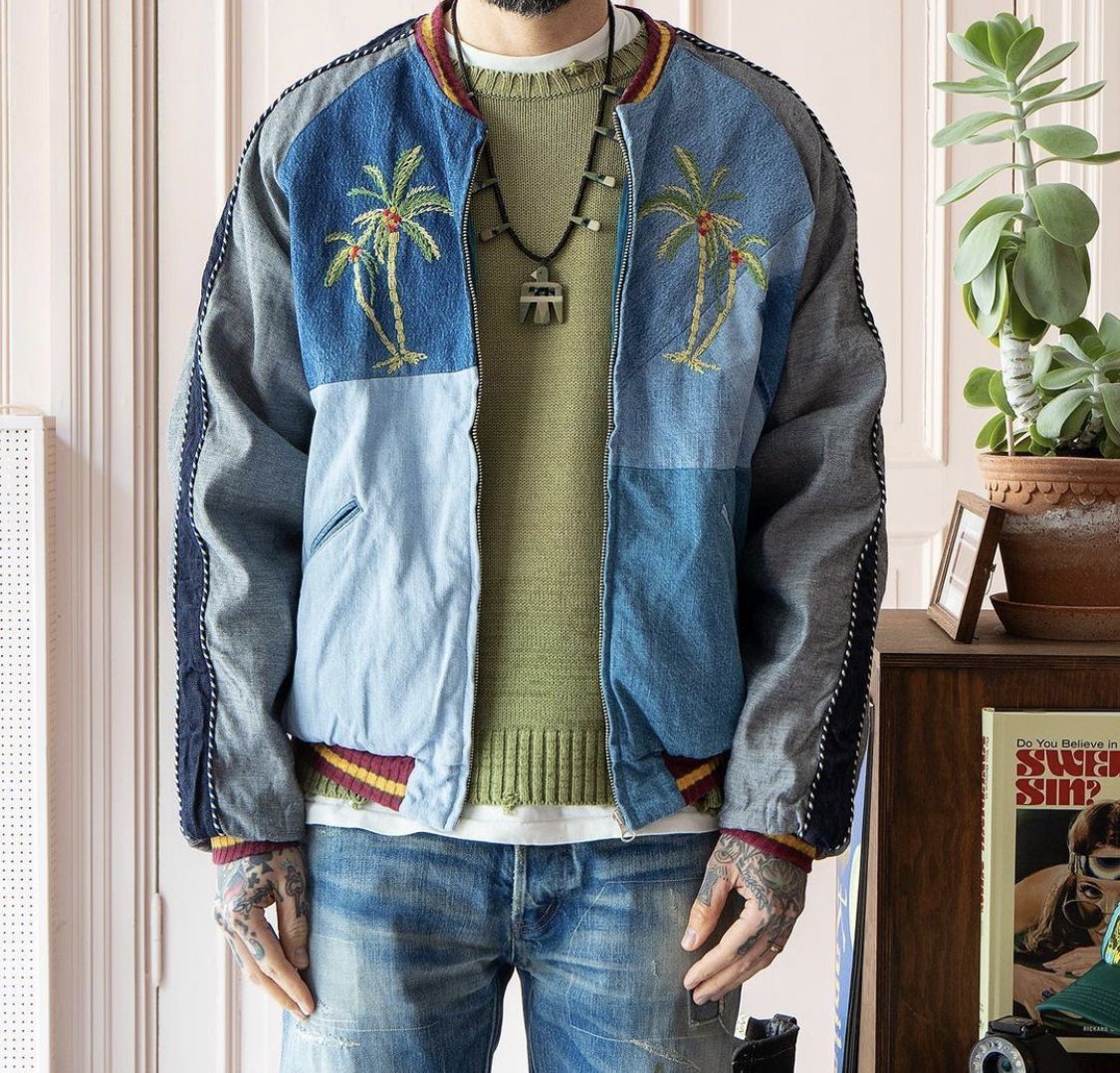 Kapital Kapital Kountry SS21 Denim Reconstruct Souvenir Jacket Size US M / EU 48-50 / 2 - 16 Thumbnail