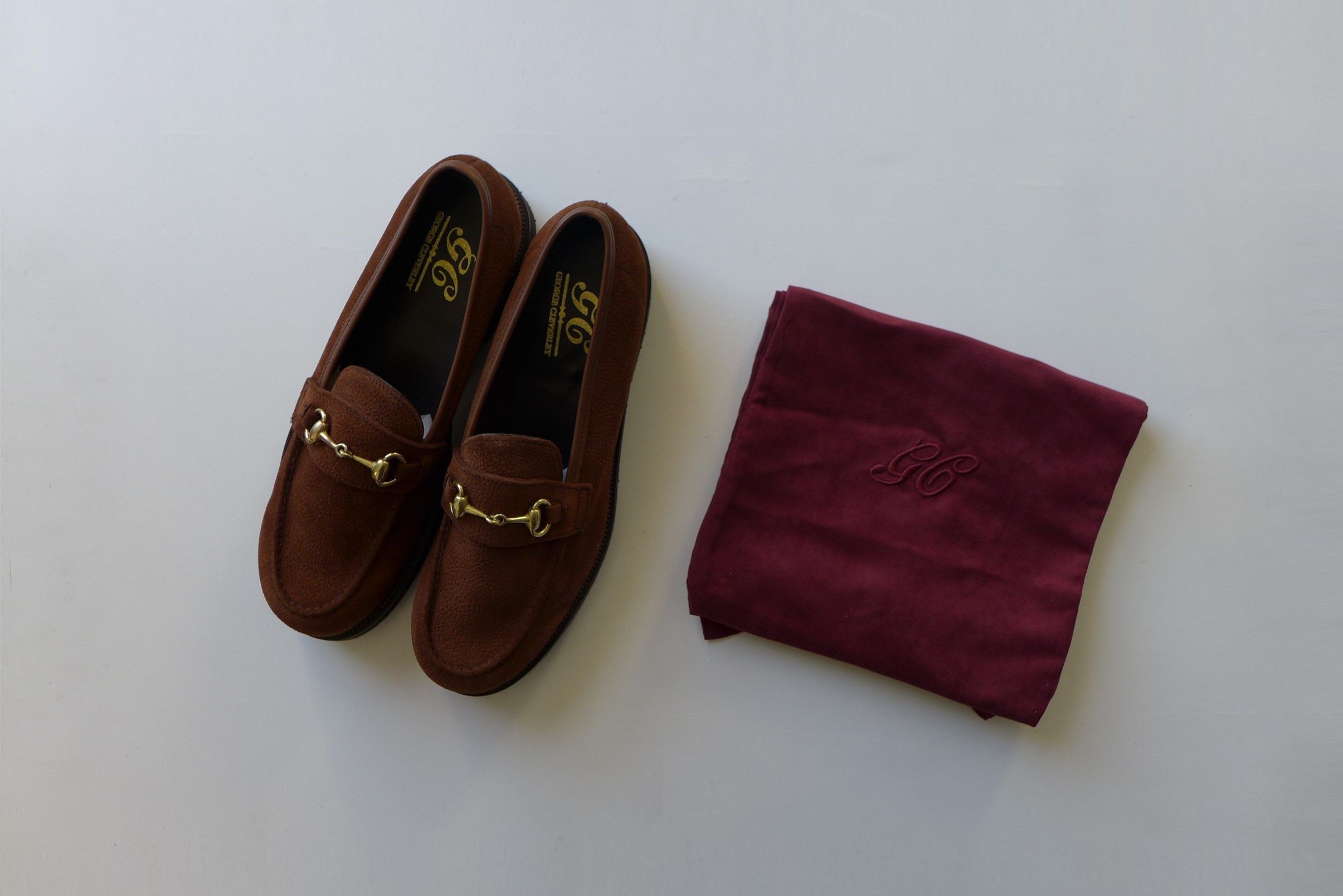 George Cleverley George Cleverley The Colony Loafers - Brown Grain Calf Suede Size US 9.5 / EU 42-43 - 8 Thumbnail