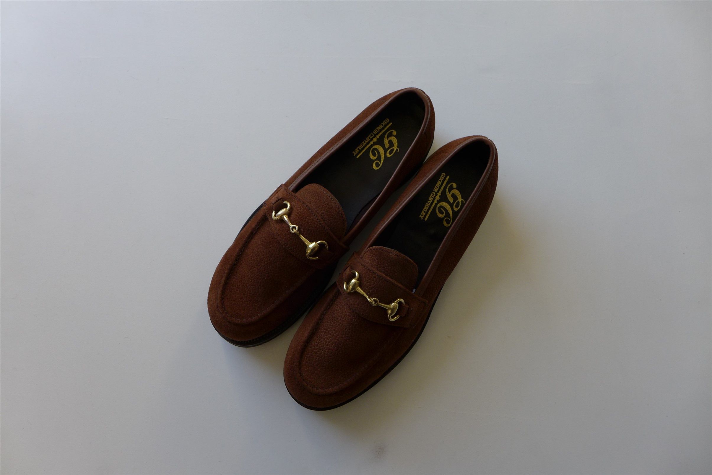 George Cleverley George Cleverley The Colony Loafers - Brown Grain Calf Suede Size US 9.5 / EU 42-43 - 1 Thumbnail