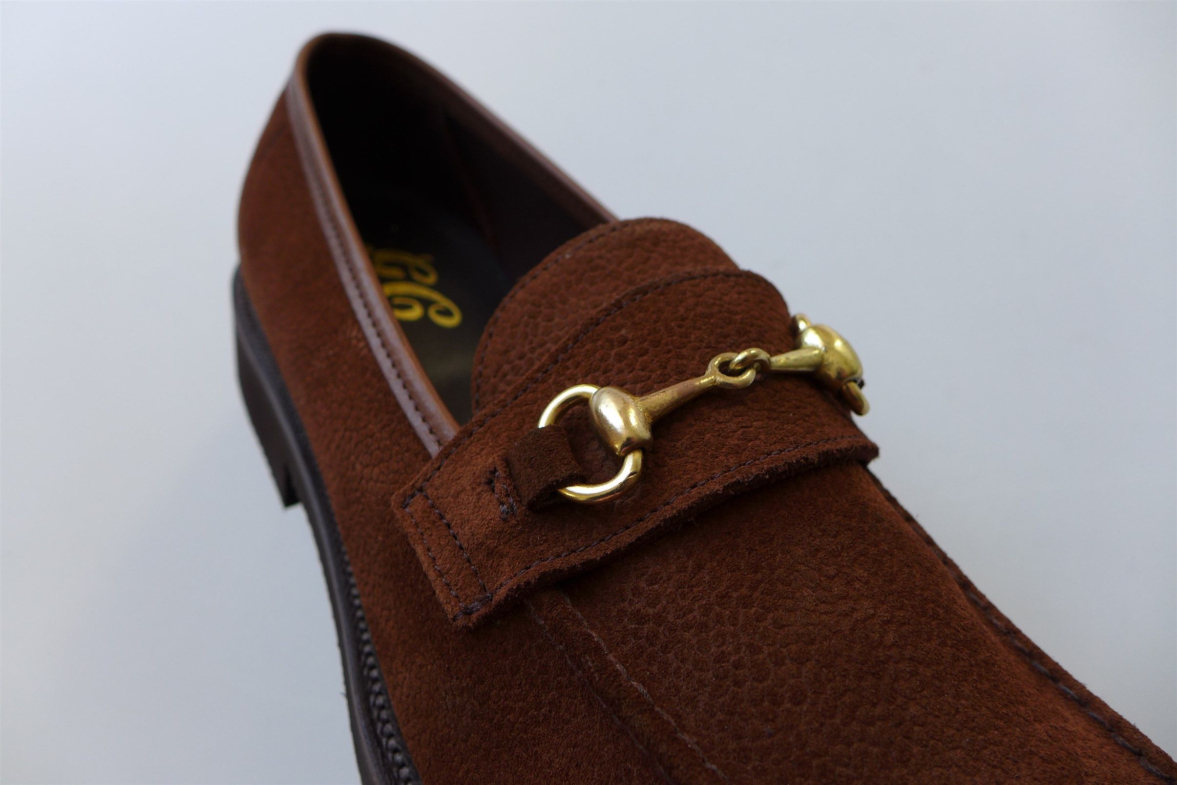 George Cleverley George Cleverley The Colony Loafers - Brown Grain Calf Suede Size US 9.5 / EU 42-43 - 6 Thumbnail
