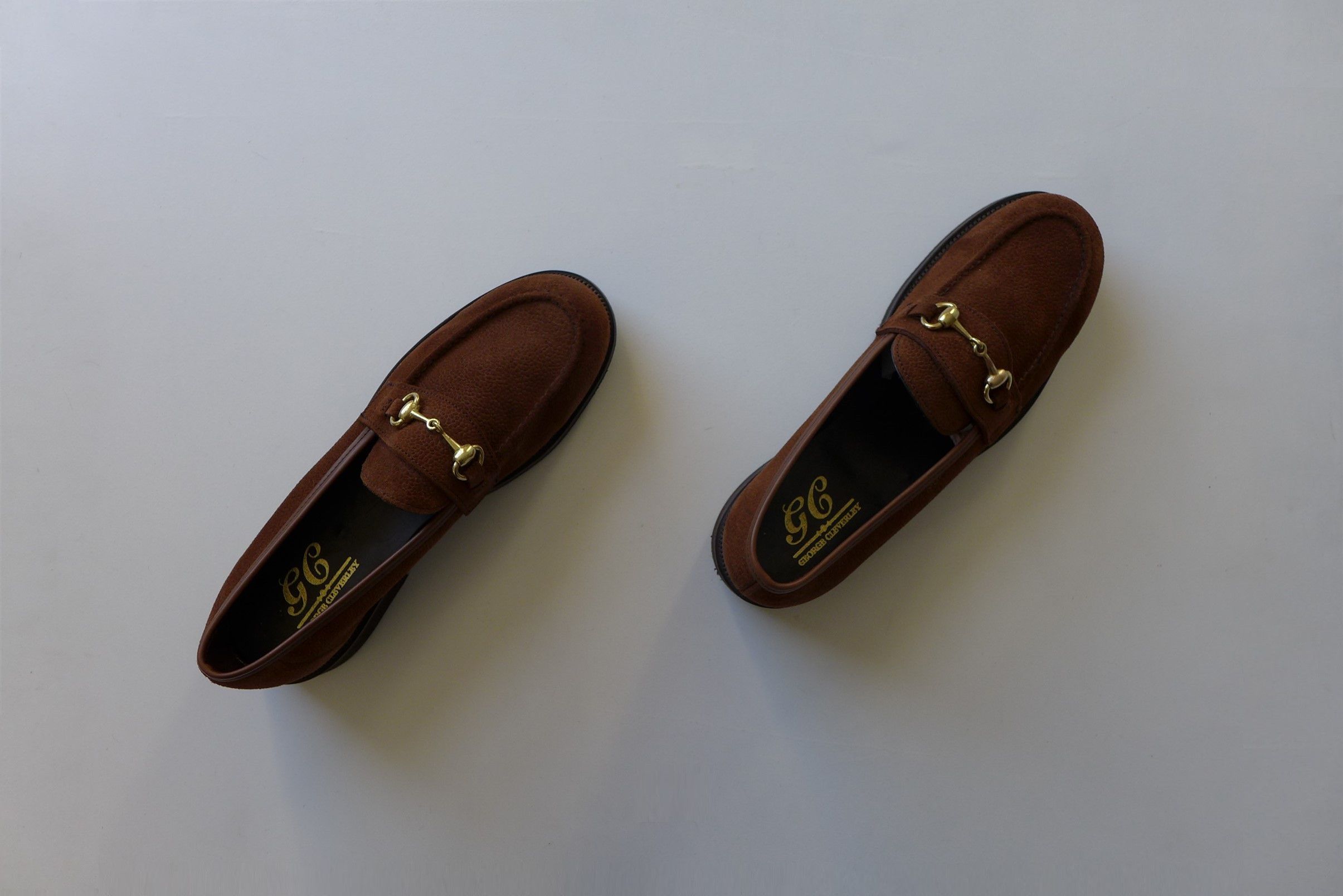 George Cleverley George Cleverley The Colony Loafers - Brown Grain Calf Suede Size US 9.5 / EU 42-43 - 4 Thumbnail