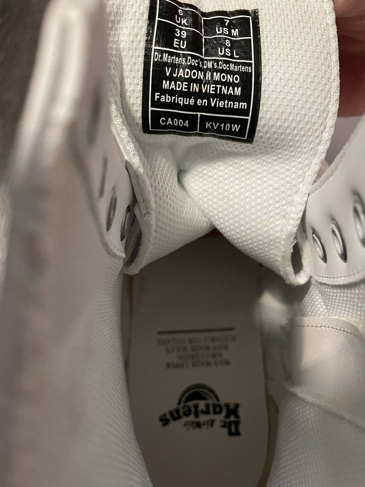 Dr. Martens DR.Martens White Jadon II Mono Boots Size US 6 / EU 39 - 5 Thumbnail