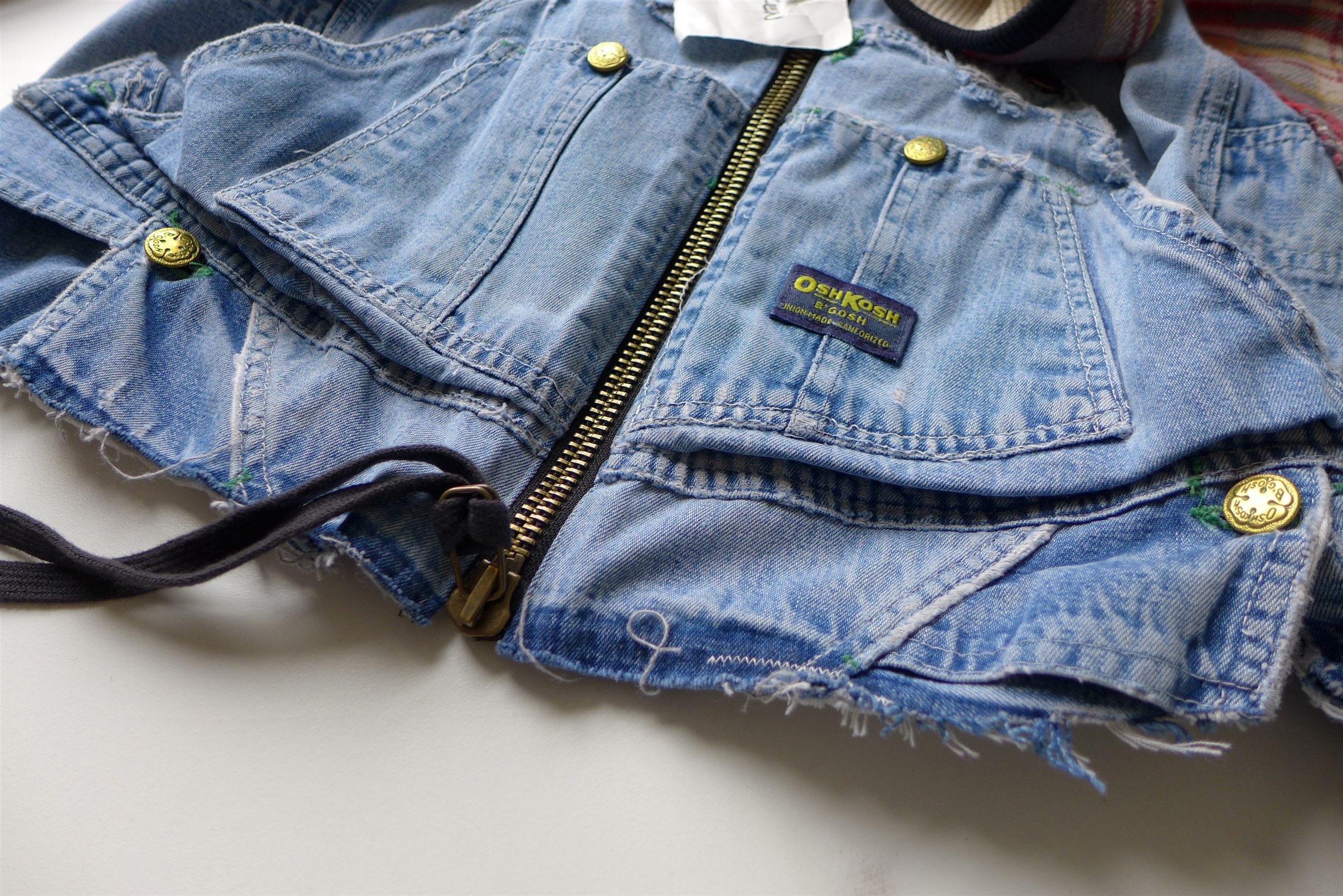 Greg Lauren Greg Lauren 50/50 Hybrid Jacket - Blue Denim / Flannel Size US M / EU 48-50 / 2 - 8 Thumbnail