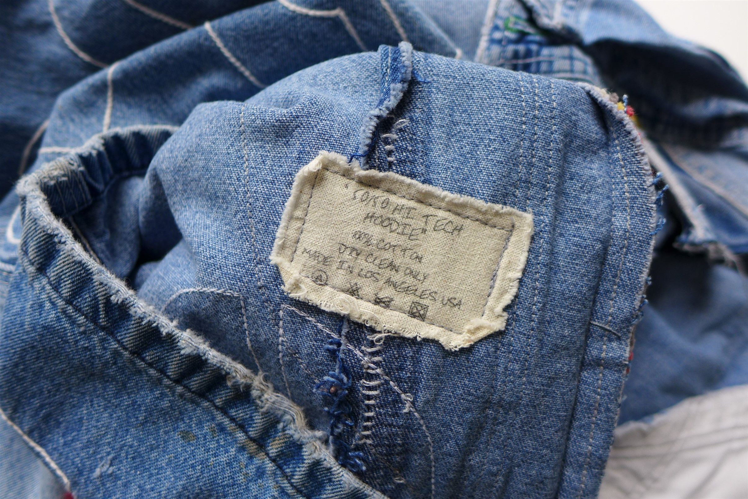 Greg Lauren Greg Lauren 50/50 Hybrid Jacket - Blue Denim / Flannel Size US M / EU 48-50 / 2 - 18 Thumbnail