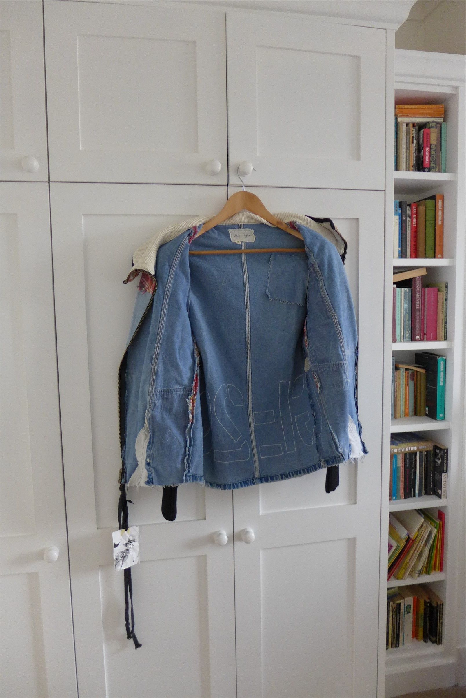Greg Lauren Greg Lauren 50/50 Hybrid Jacket - Blue Denim / Flannel Size US M / EU 48-50 / 2 - 3 Thumbnail
