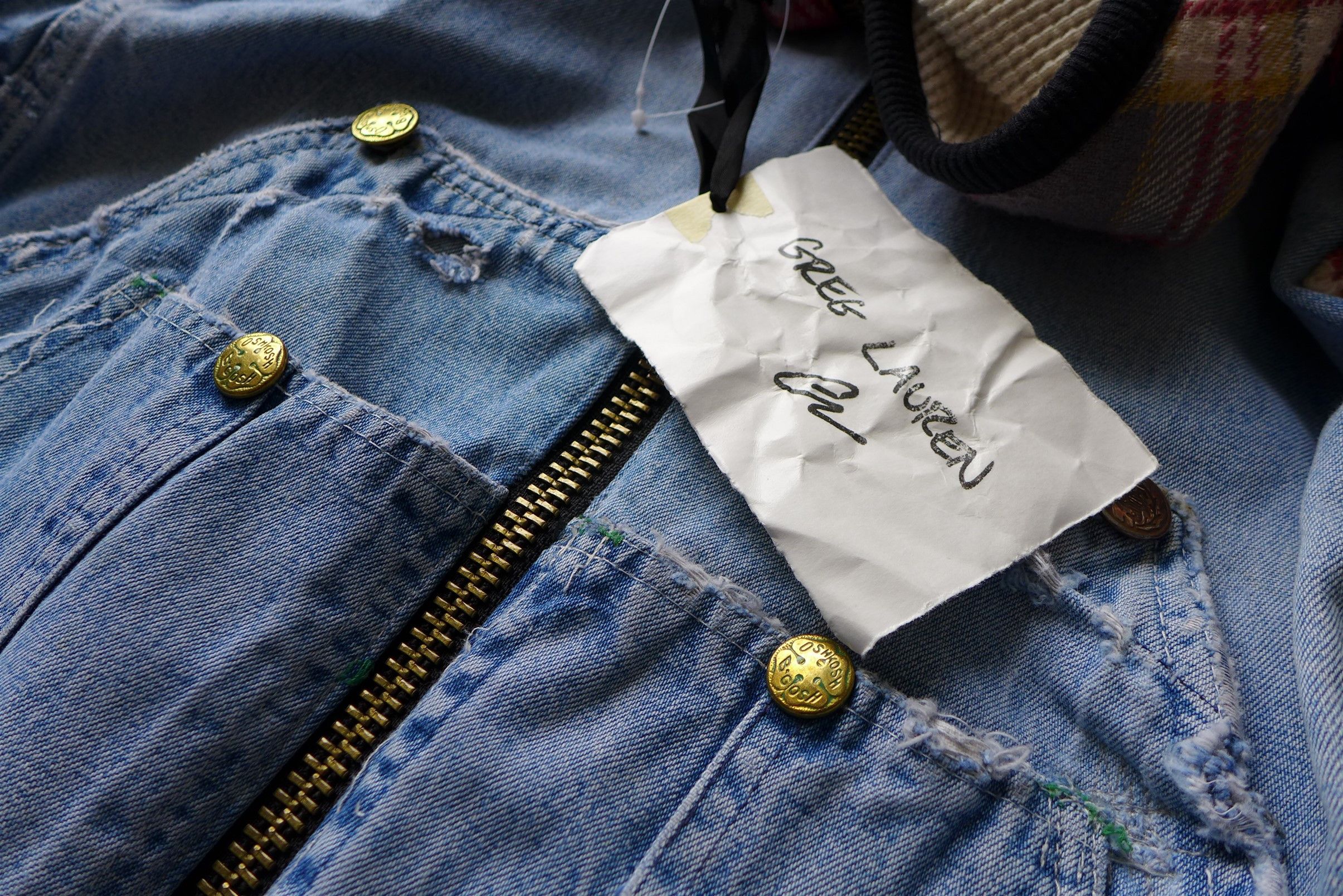 Greg Lauren Greg Lauren 50/50 Hybrid Jacket - Blue Denim / Flannel Size US M / EU 48-50 / 2 - 10 Thumbnail