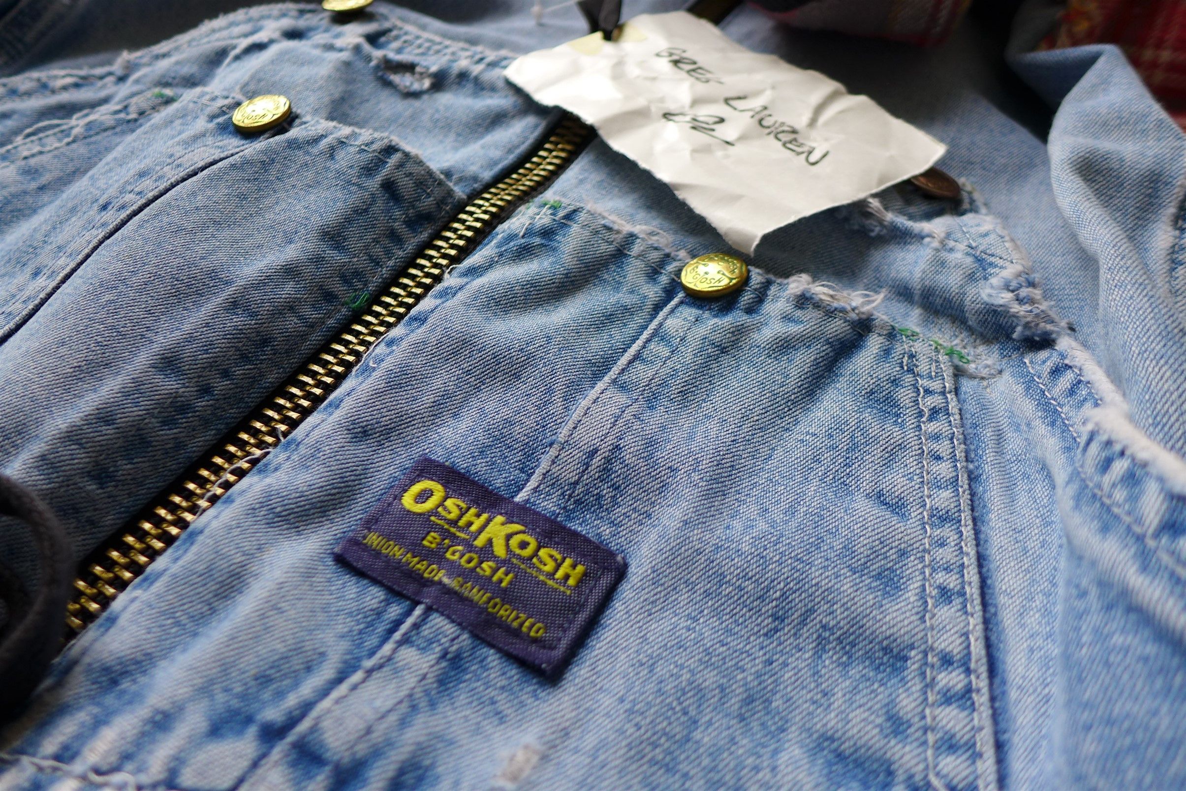 Greg Lauren Greg Lauren 50/50 Hybrid Jacket - Blue Denim / Flannel Size US M / EU 48-50 / 2 - 9 Thumbnail
