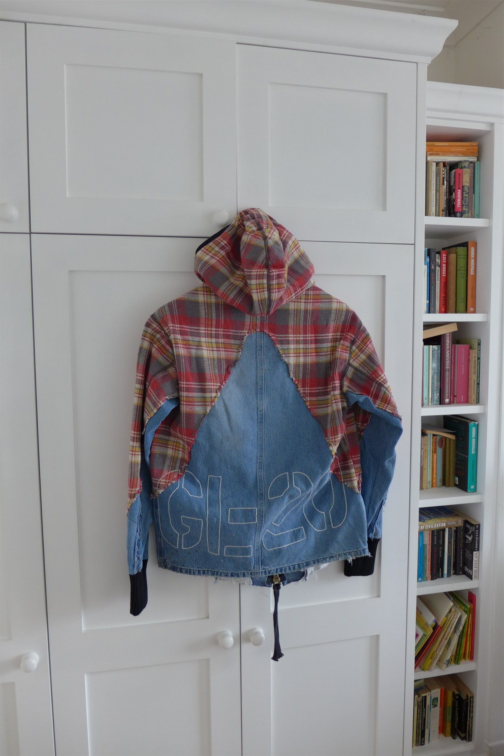 Greg Lauren Greg Lauren 50/50 Hybrid Jacket - Blue Denim / Flannel Size US M / EU 48-50 / 2 - 2 Thumbnail