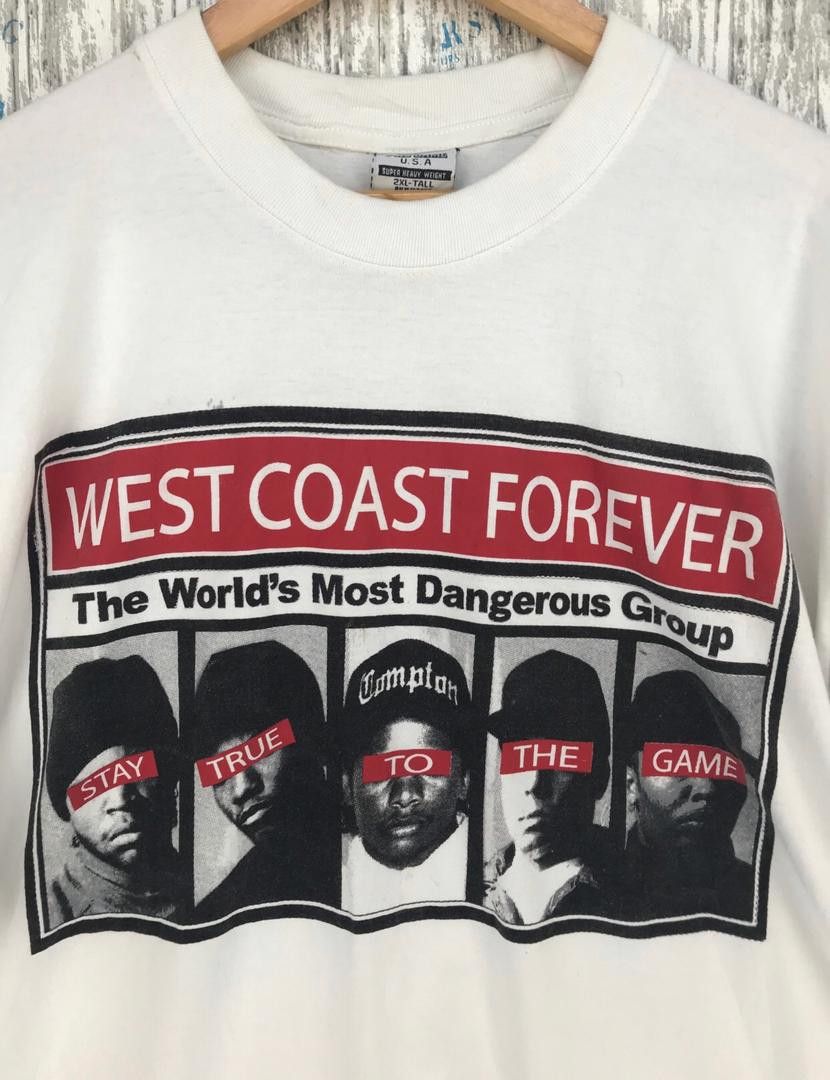 Rap Tees Vintage Y2k NWA Hip Hop Gangsta Rap West Coast Group Shirt Size US XXL / EU 58 / 5 - 3 Thumbnail