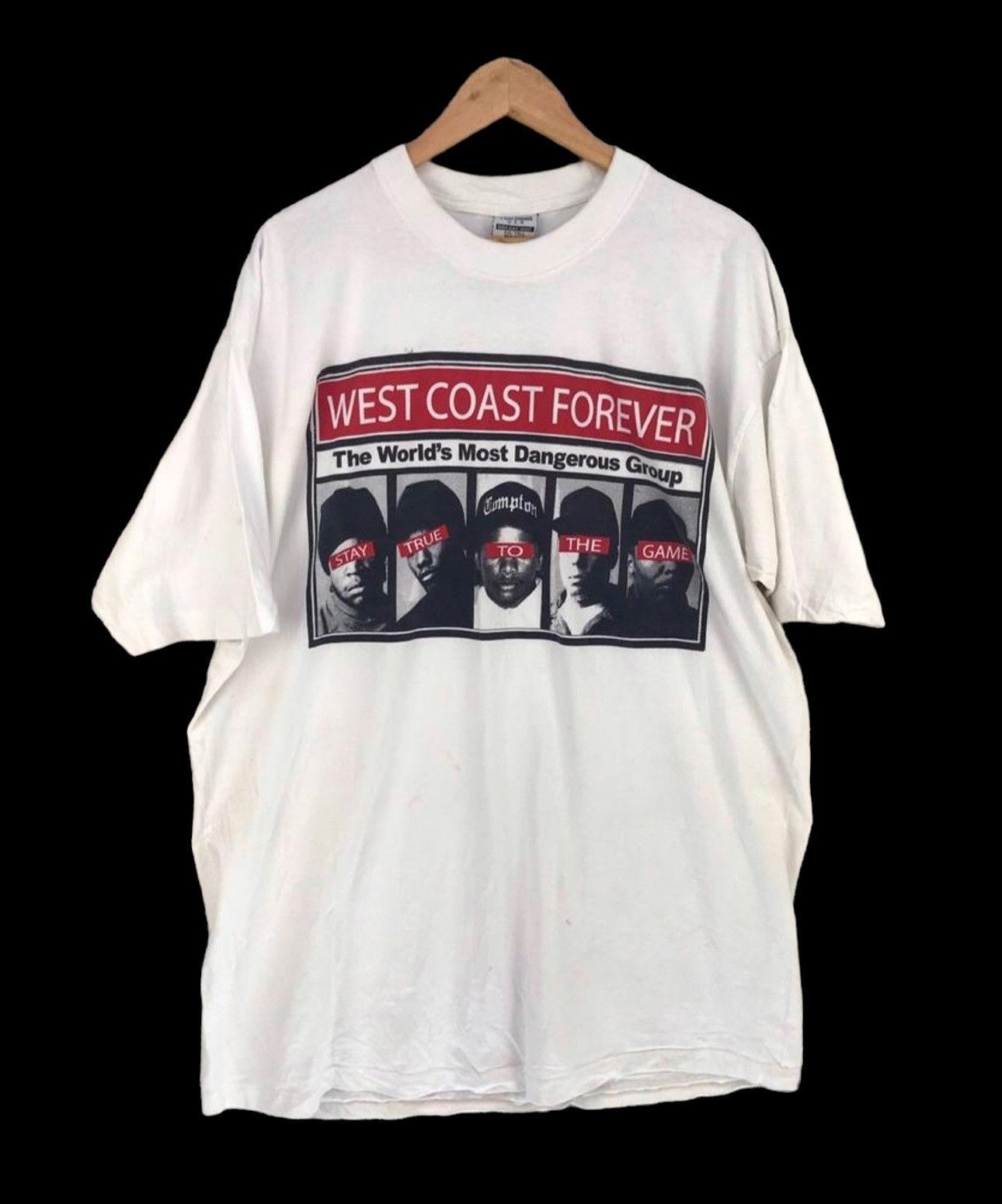 Rap Tees Vintage Y2k NWA Hip Hop Gangsta Rap West Coast Group Shirt Size US XXL / EU 58 / 5 - 1 Thumbnail