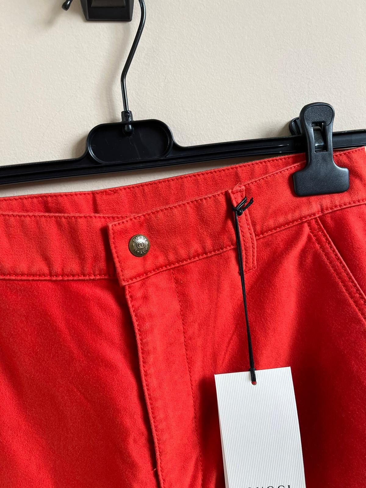 Gucci Wide Leg Trousers in Bright Red Size US 32 / EU 48 - 5 Thumbnail