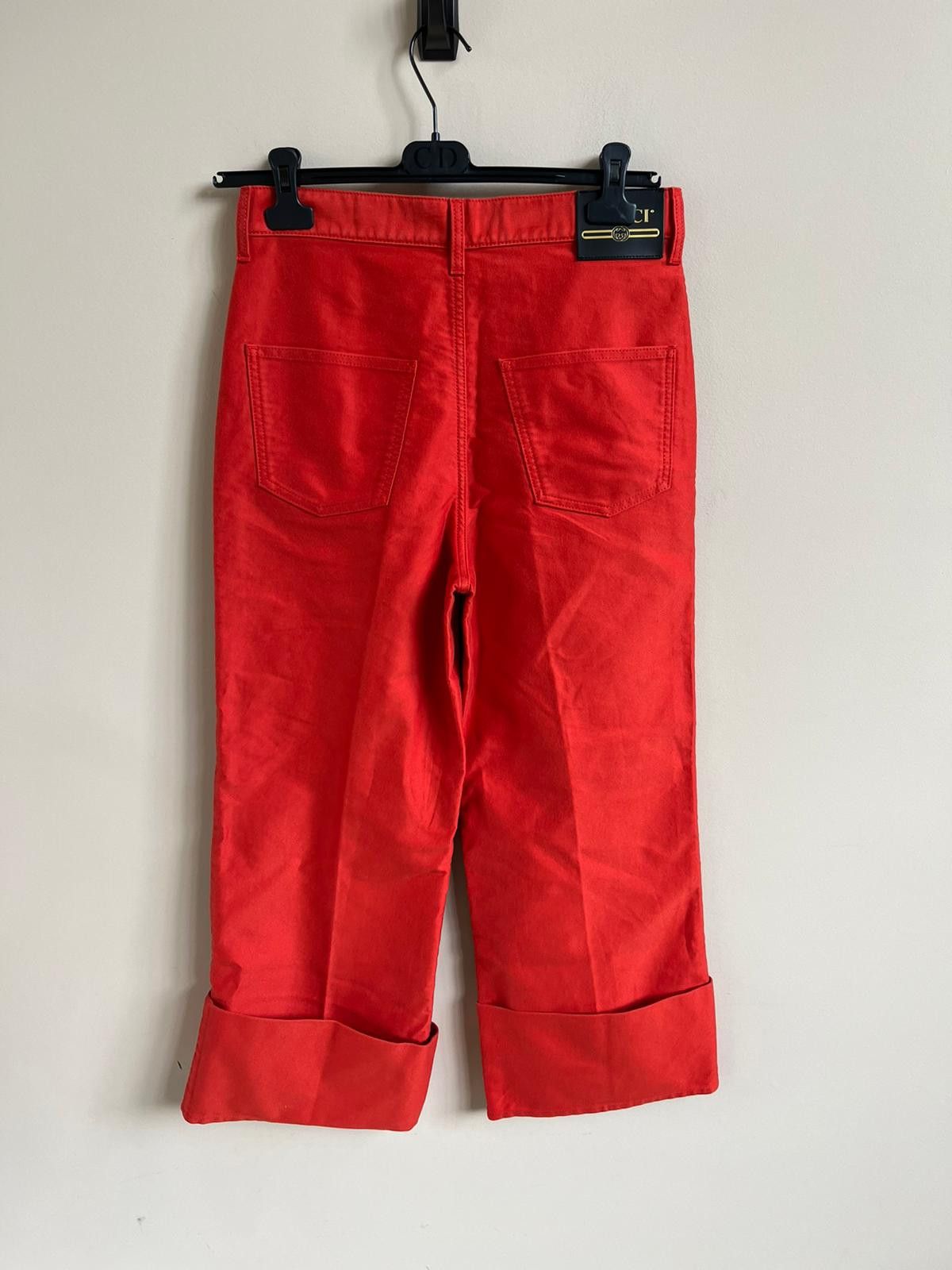 Gucci Wide Leg Trousers in Bright Red Size US 32 / EU 48 - 9 Thumbnail