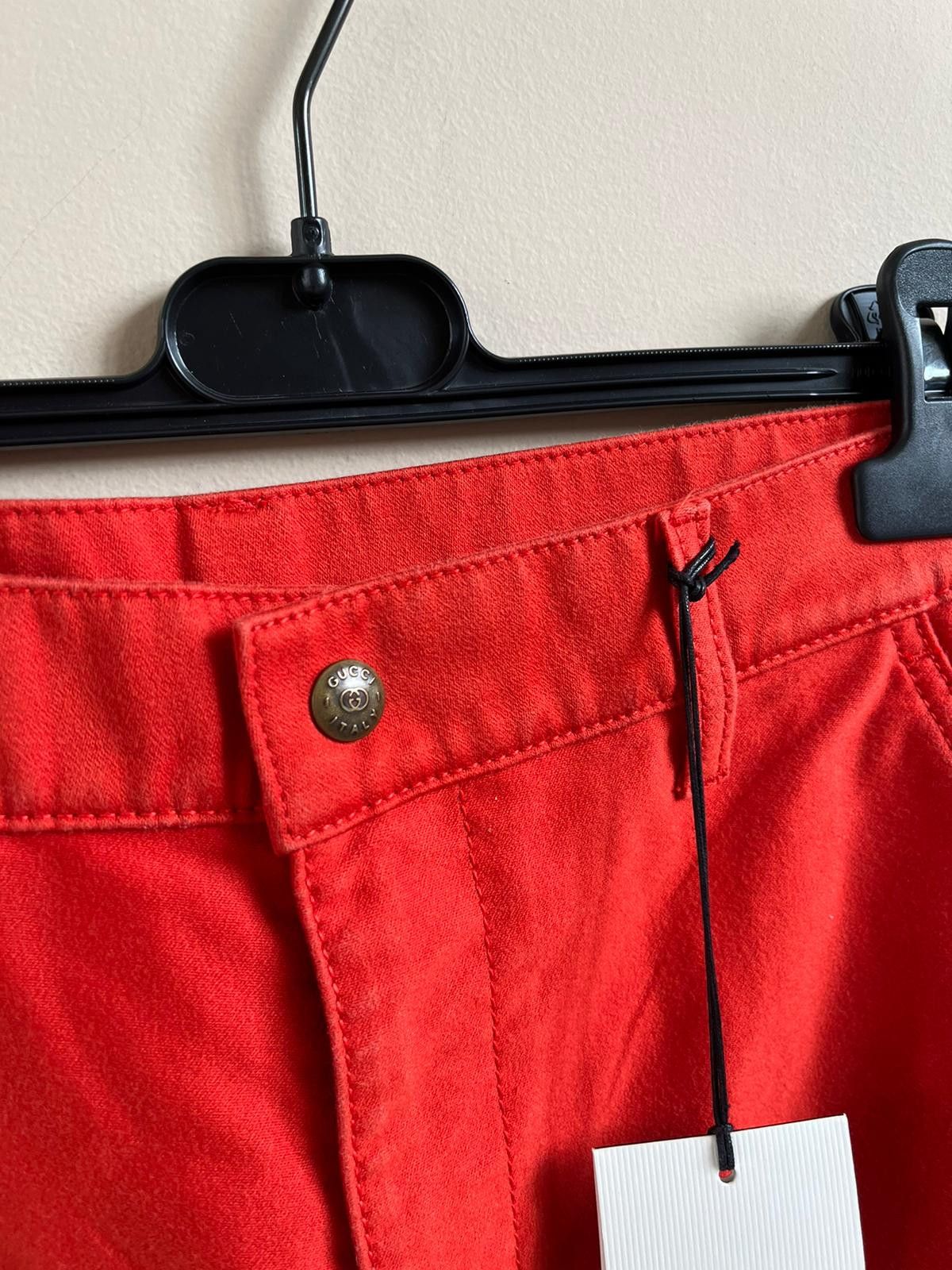 Gucci Wide Leg Trousers in Bright Red Size US 32 / EU 48 - 4 Thumbnail