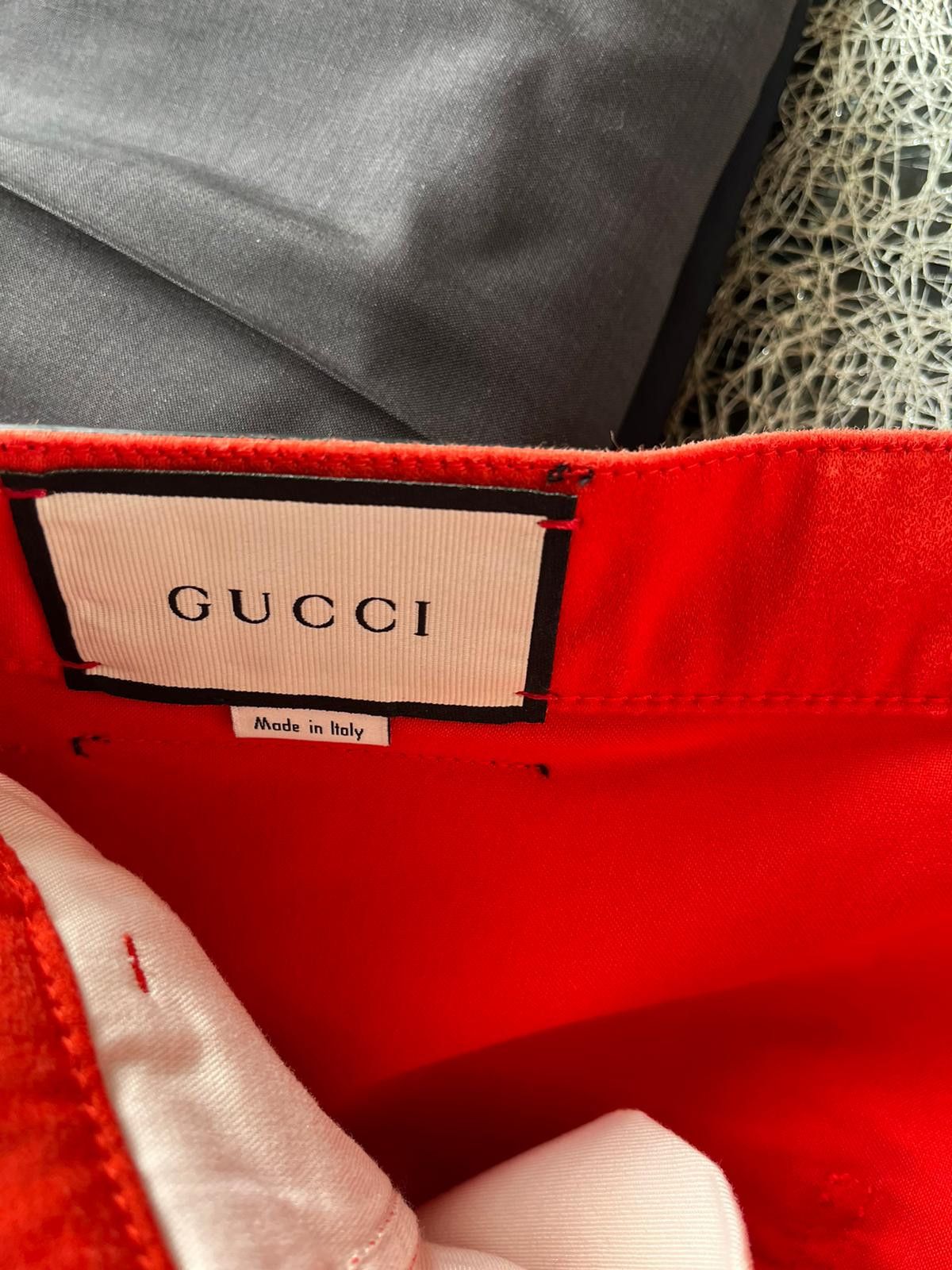 Gucci Wide Leg Trousers in Bright Red Size US 32 / EU 48 - 11 Thumbnail