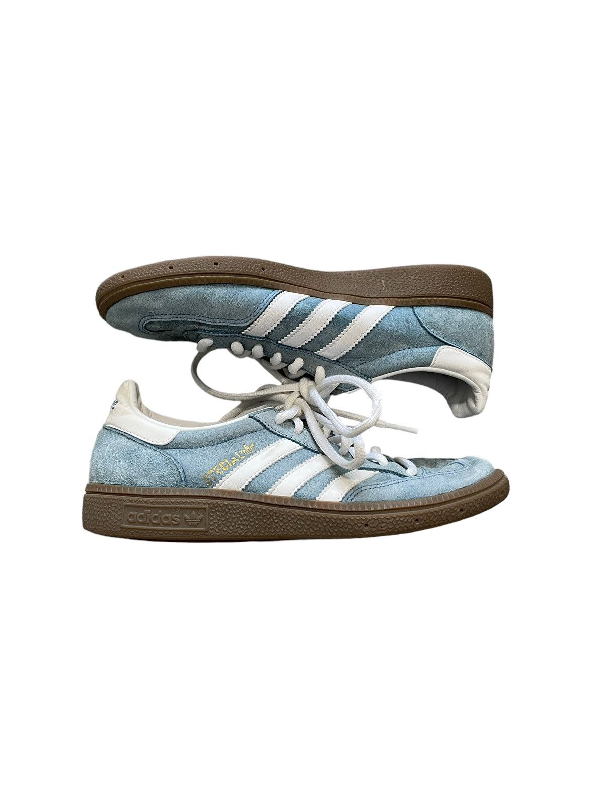 Adidas Adidas Handball Spezial special Low Top Sneakers Grey/Gum Size US 5 / EU 37 - 1 Thumbnail