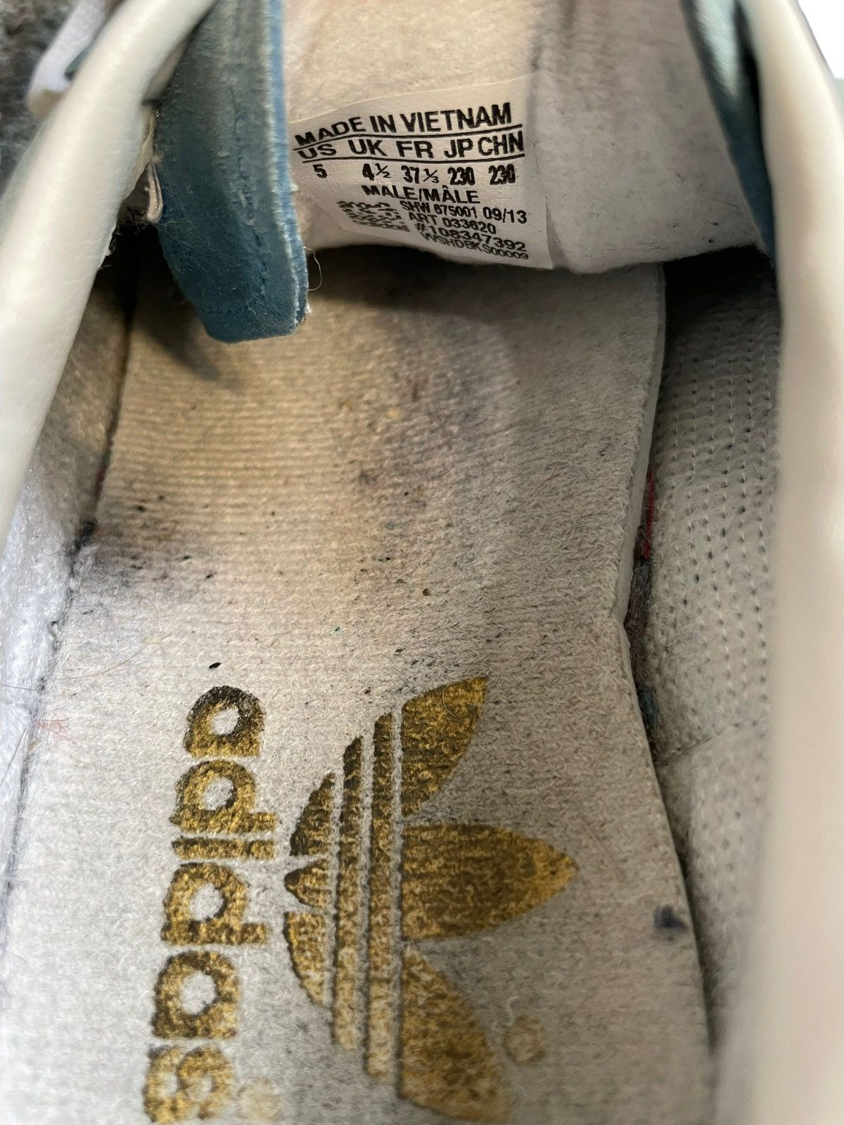 Adidas Adidas Handball Spezial special Low Top Sneakers Grey/Gum Size US 5 / EU 37 - 6 Thumbnail