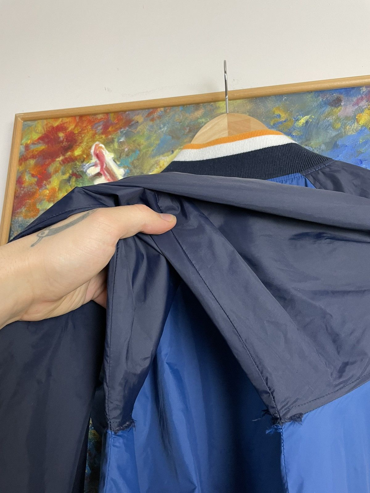 Lacoste Light Bomber Jacket Casual Streetwear Rare Hype Y2k