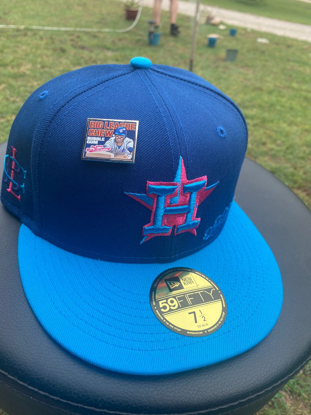 Houston Astros Big League Chew Limited Edition New Era 59FIFTY Cap Hat 7  1/4