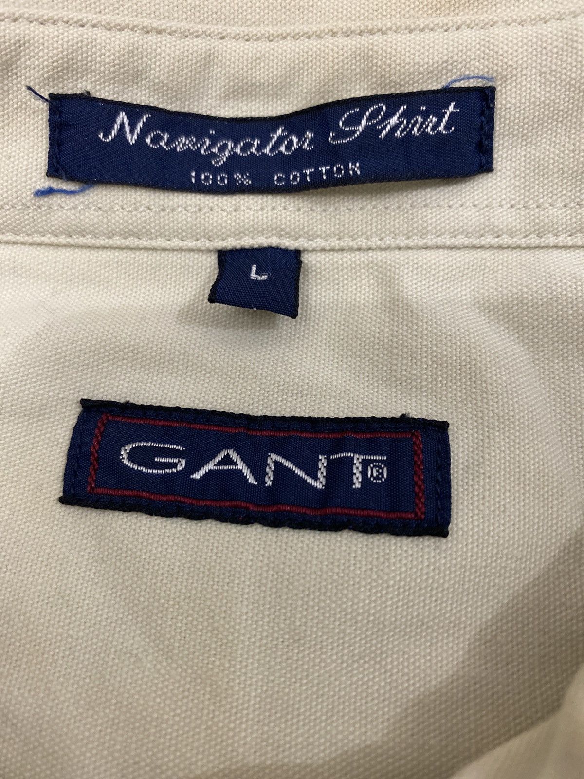 Gant × Vintage Vintage Gant Navigator Shirt Size US L / EU 52-54 / 3 - 12 Thumbnail