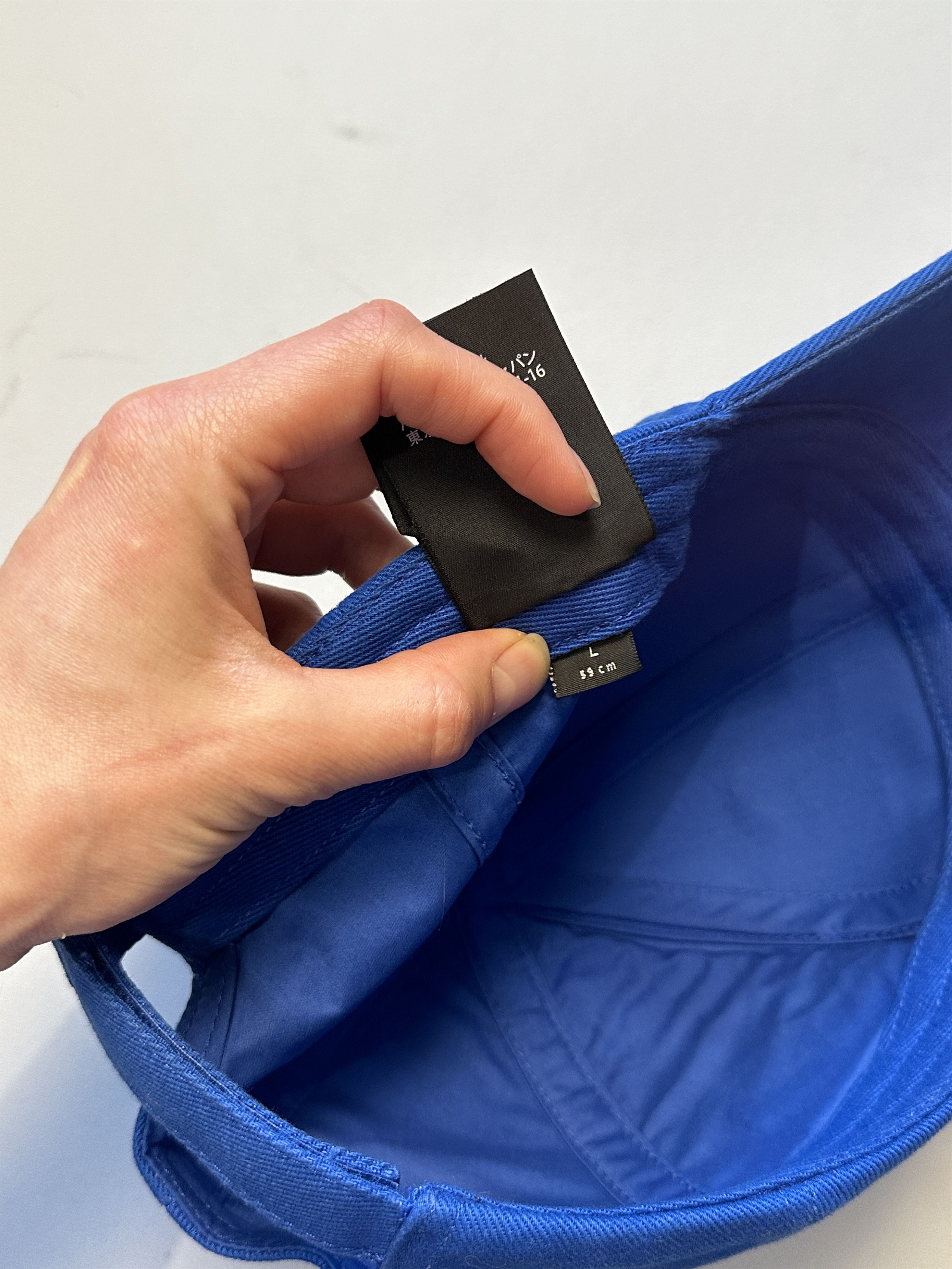 Balenciaga Balenciaga Embroidered Blue Logo Cap Size ONE SIZE - 9 Thumbnail