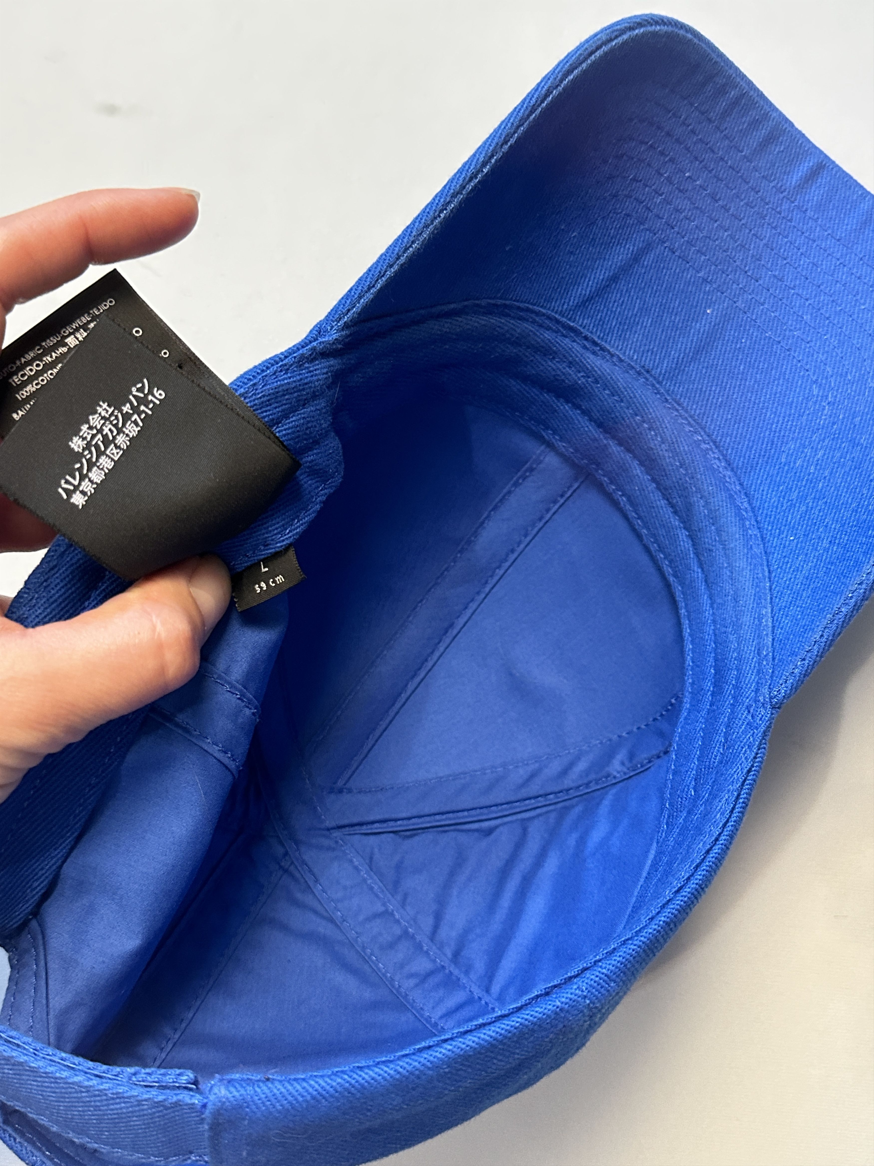 Balenciaga Balenciaga Embroidered Blue Logo Cap Size ONE SIZE - 11 Thumbnail