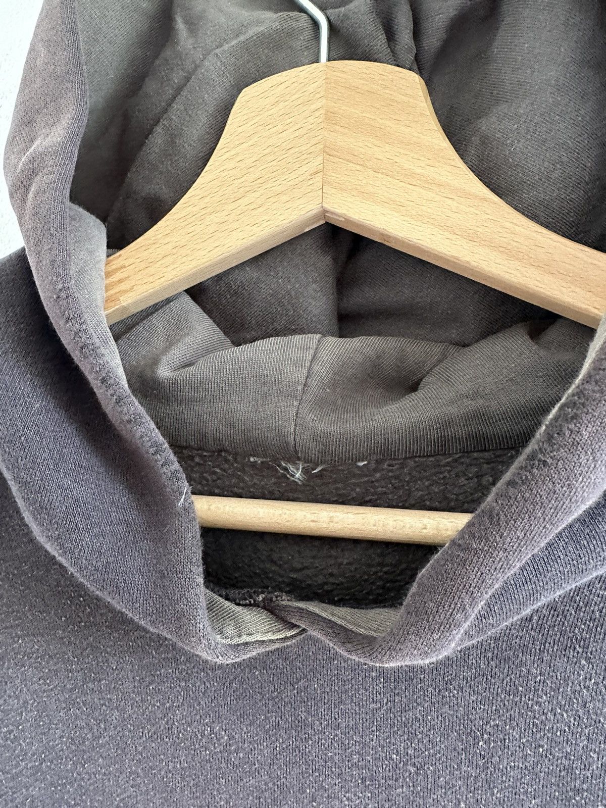Nike × Vintage Vintage y2k Nike Faded and Washed Grey Hoodie Swoosh Size US S / EU 44-46 / 1 - 5 Thumbnail