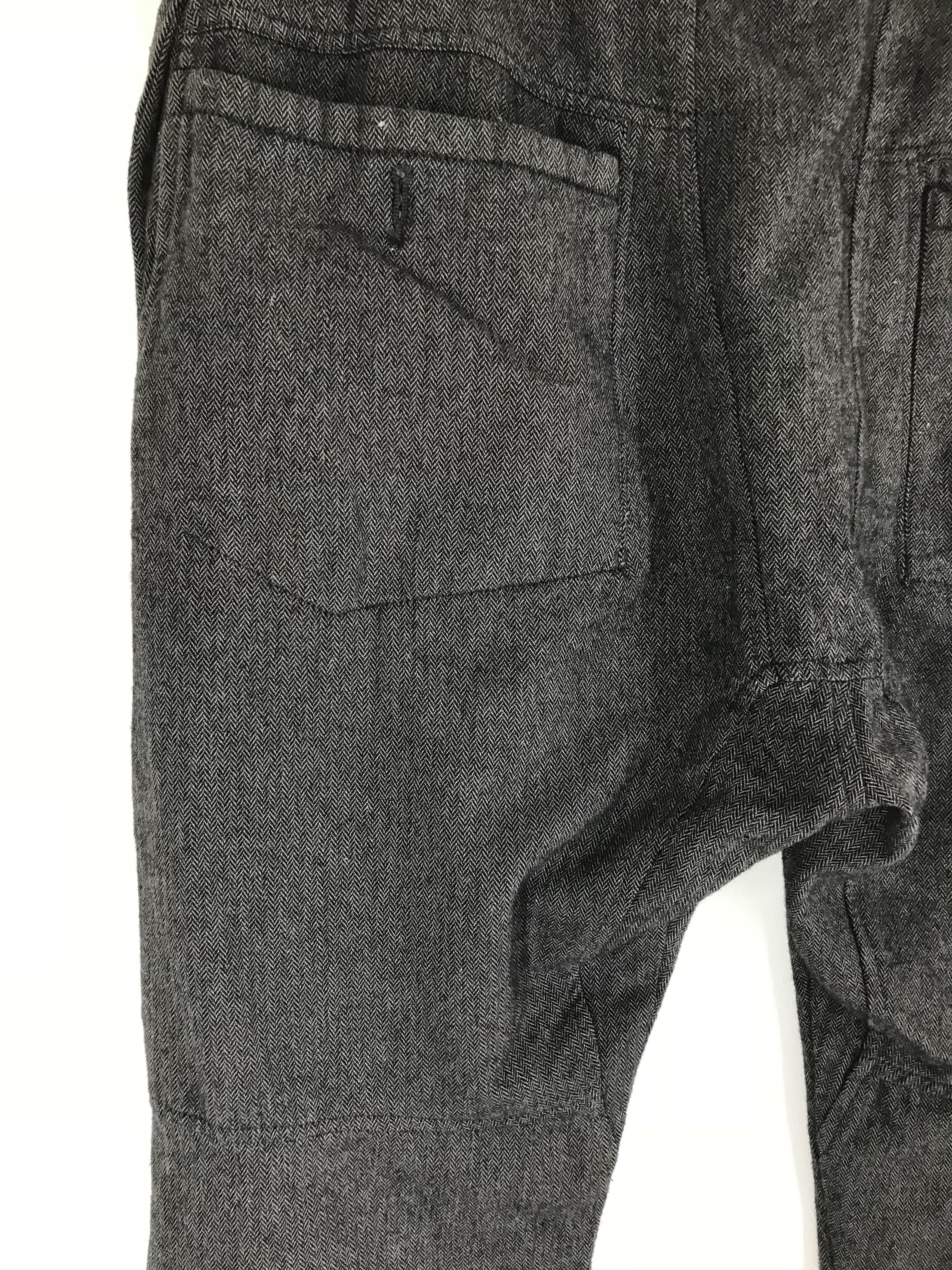 Marithe + Francois Girbaud Vintage MARITHE FRANCOIS GIRBAUD Salt & Pepper Trouser Pant Size US 37 - 12 Thumbnail