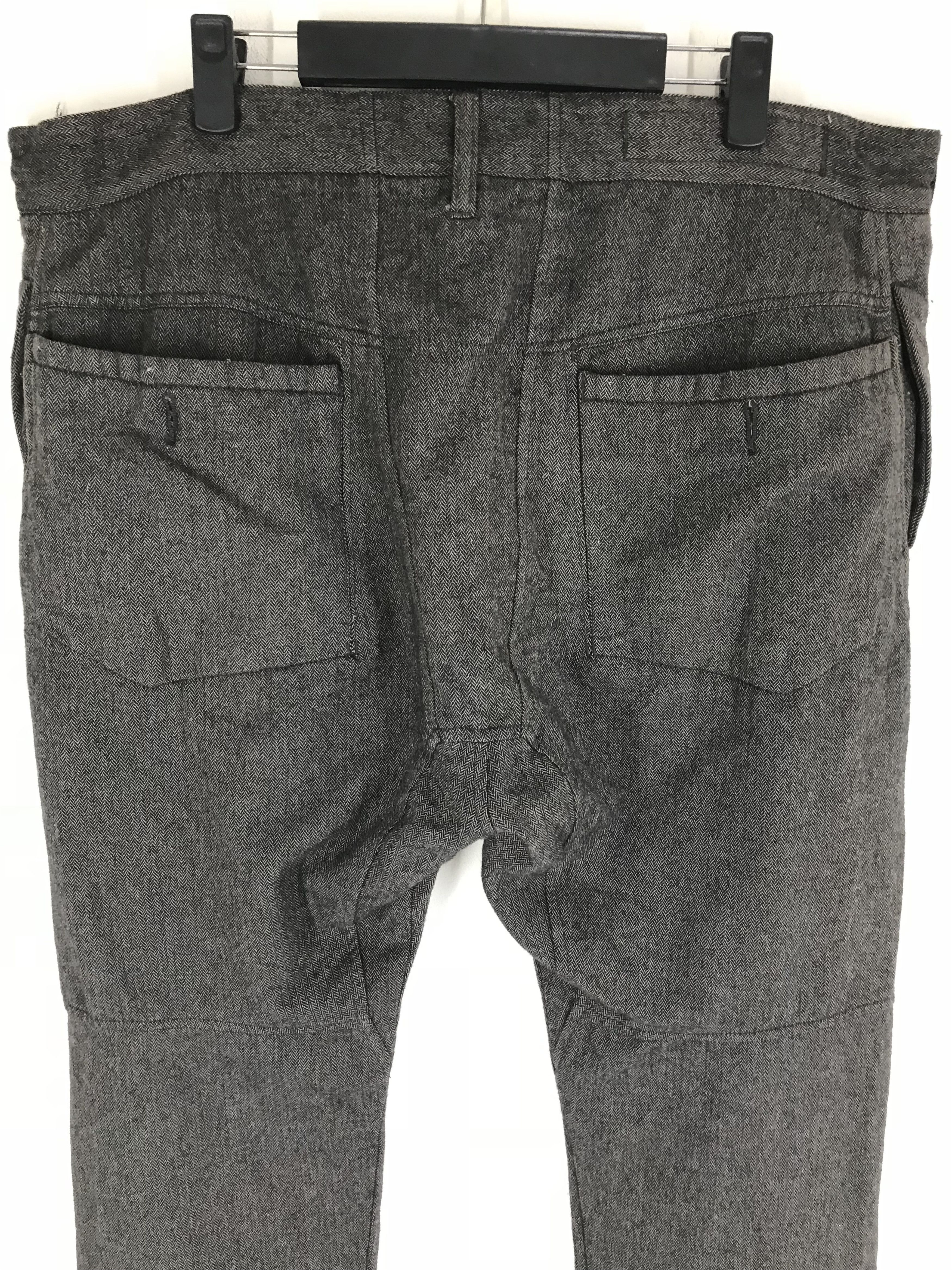 Marithe + Francois Girbaud Vintage MARITHE FRANCOIS GIRBAUD Salt & Pepper Trouser Pant Size US 37 - 1 Thumbnail