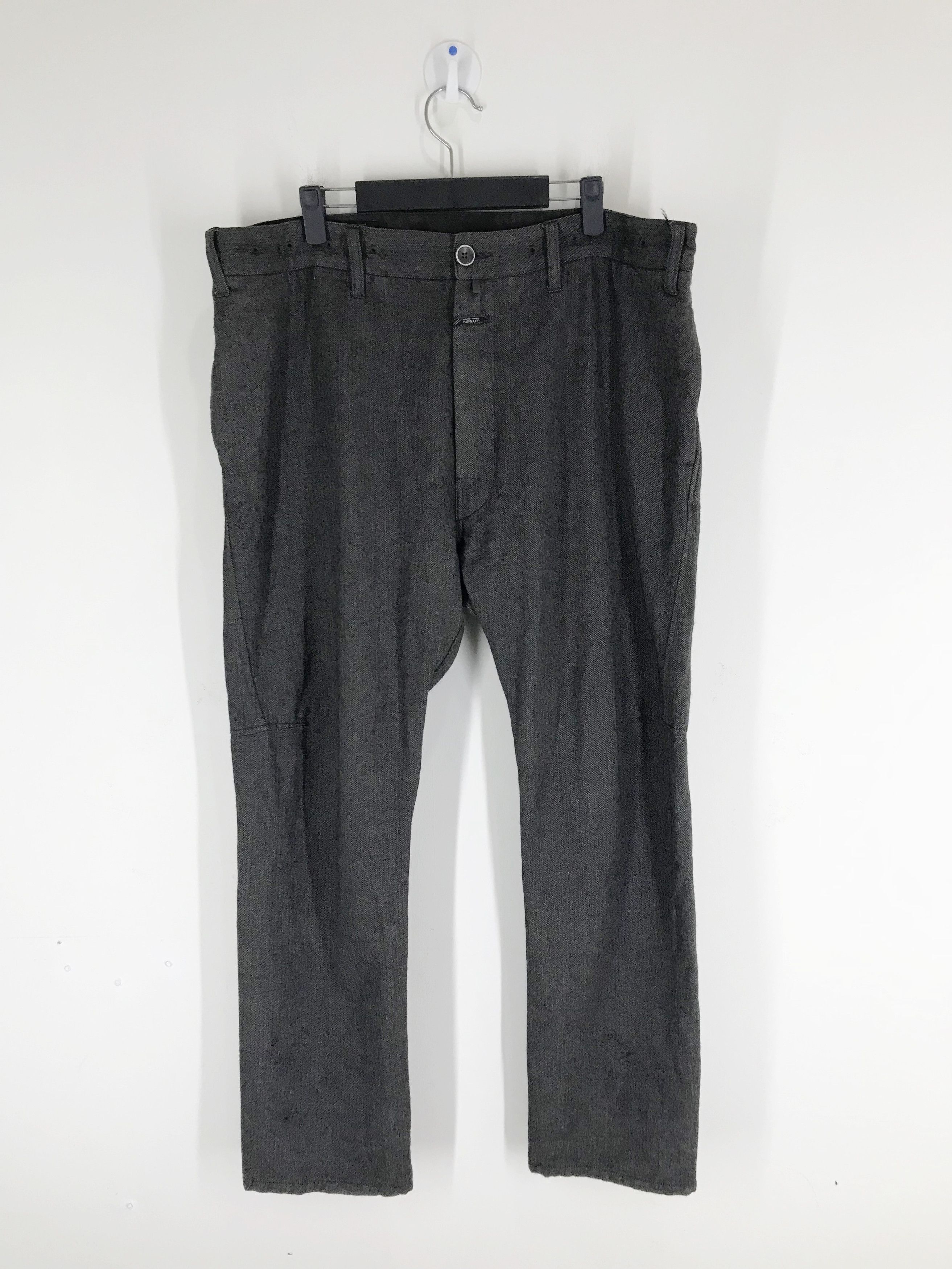 Marithe + Francois Girbaud Vintage MARITHE FRANCOIS GIRBAUD Salt & Pepper Trouser Pant Size US 37 - 4 Thumbnail