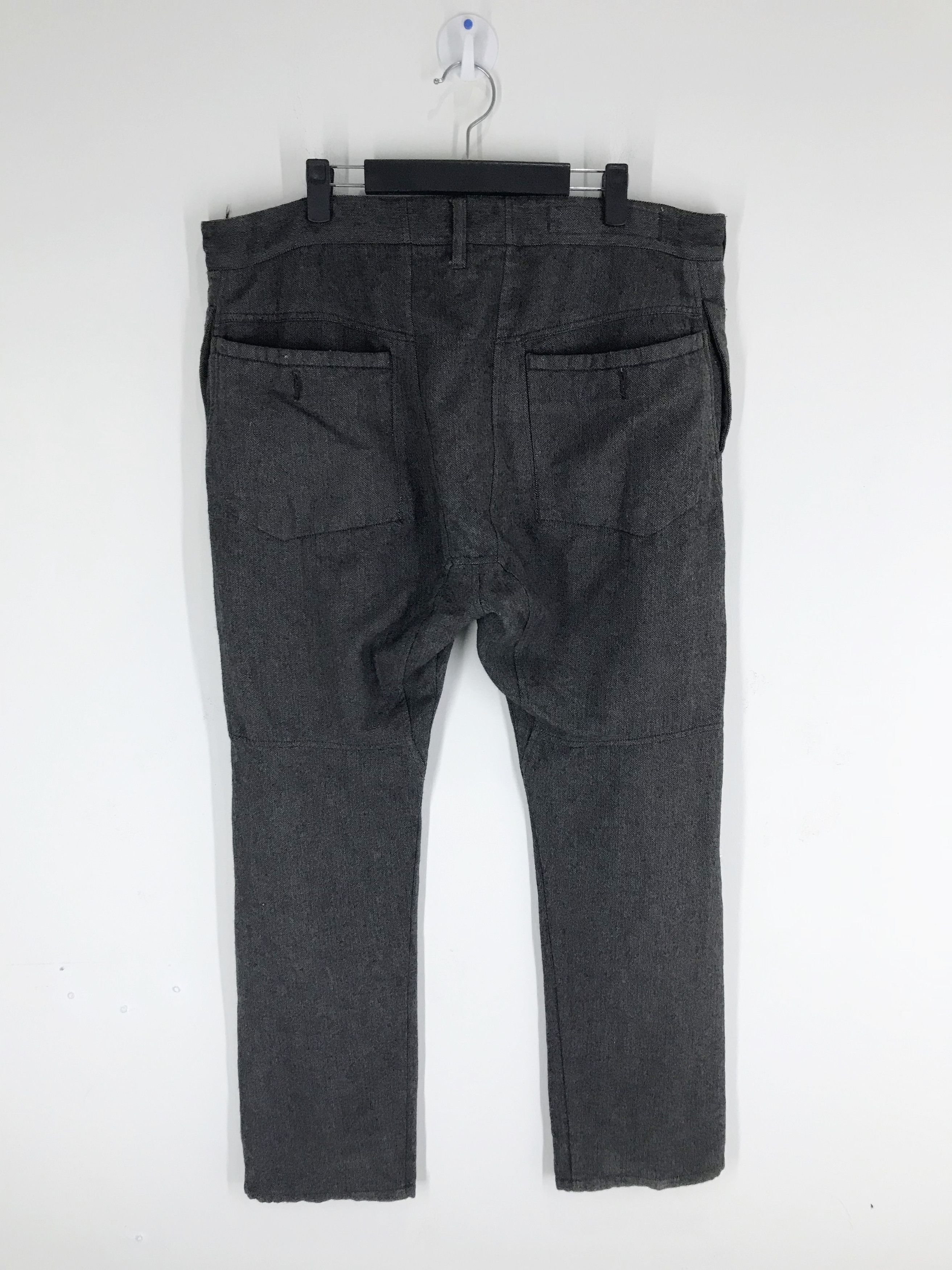 Marithe + Francois Girbaud Vintage MARITHE FRANCOIS GIRBAUD Salt & Pepper Trouser Pant Size US 37 - 2 Thumbnail