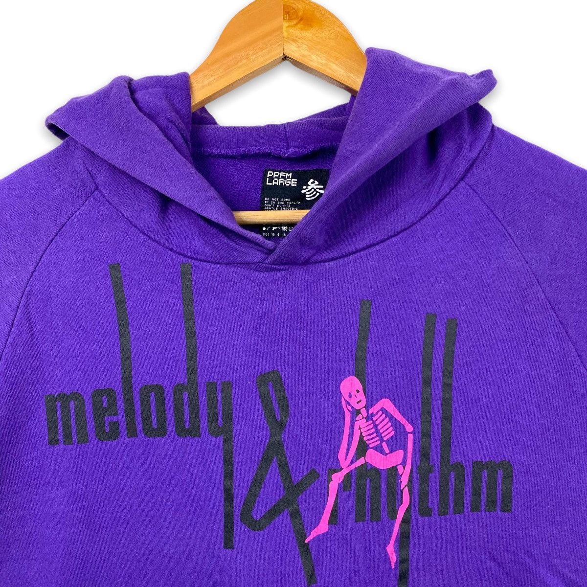 Japanese Brand × PPFM PPFM MELODY & RHYTHM HOODIE PULLOVER JUMPER Size US L / EU 52-54 / 3 - 7 Thumbnail