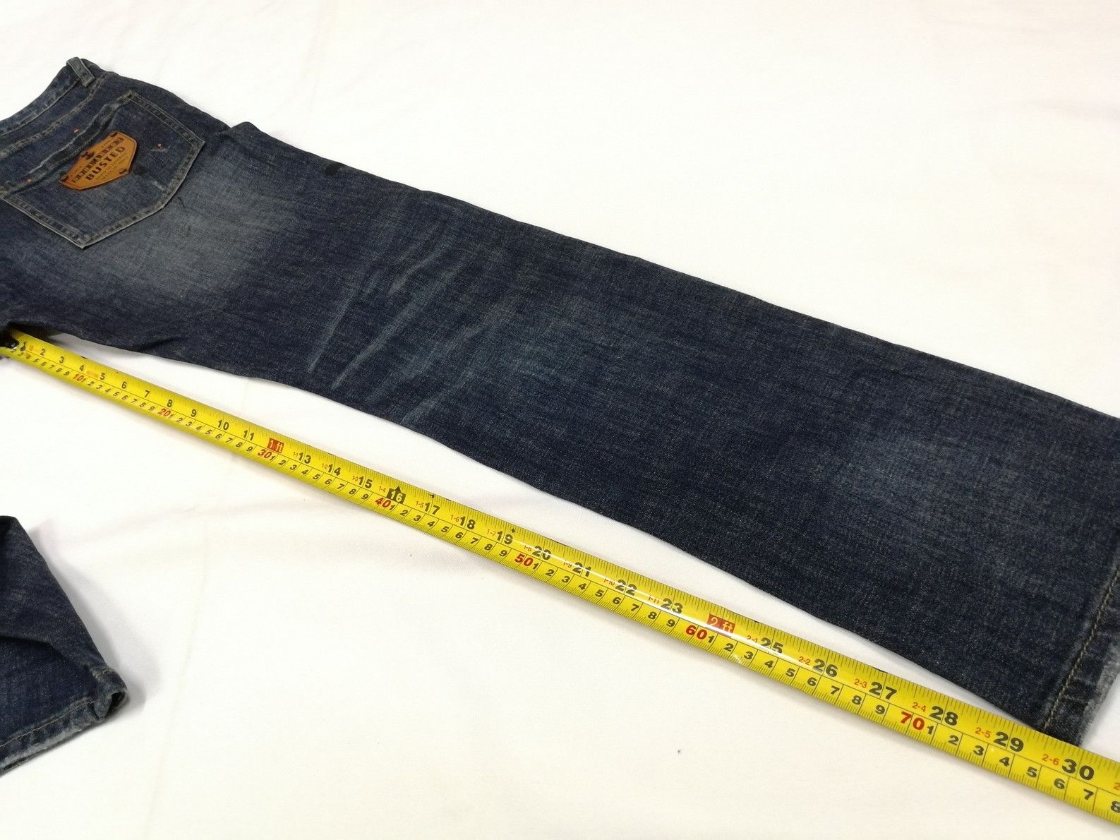 Dsquared2 Rare DSQUARED2 BUSTED Denim Jeans Raw Paint Design Size US 30 / EU 46 - 11 Thumbnail