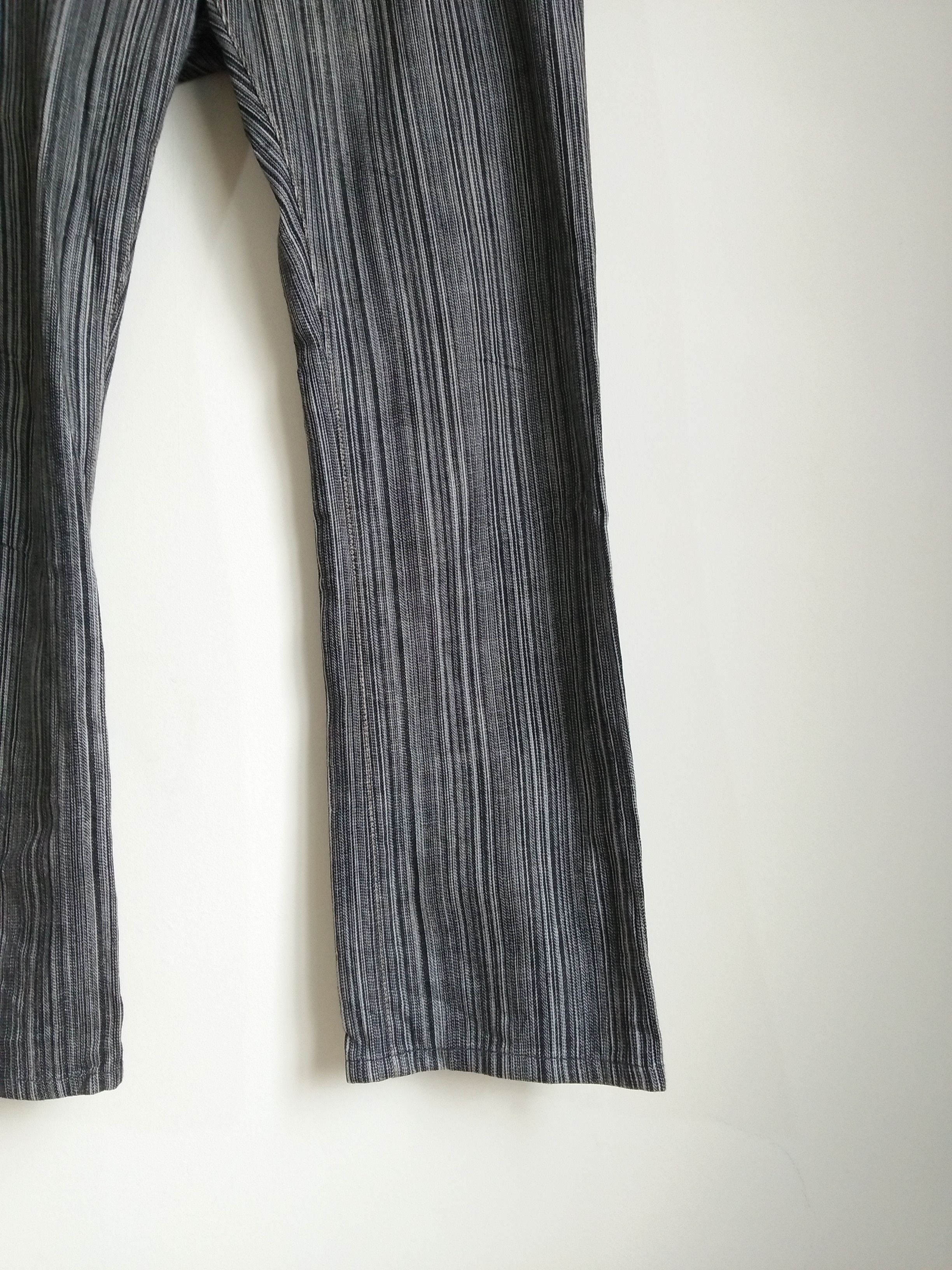 If Six Was Nine Japanese Brand BLUE WAY Striped Denim Trouser Pant Size US 32 / EU 48 - 5 Thumbnail