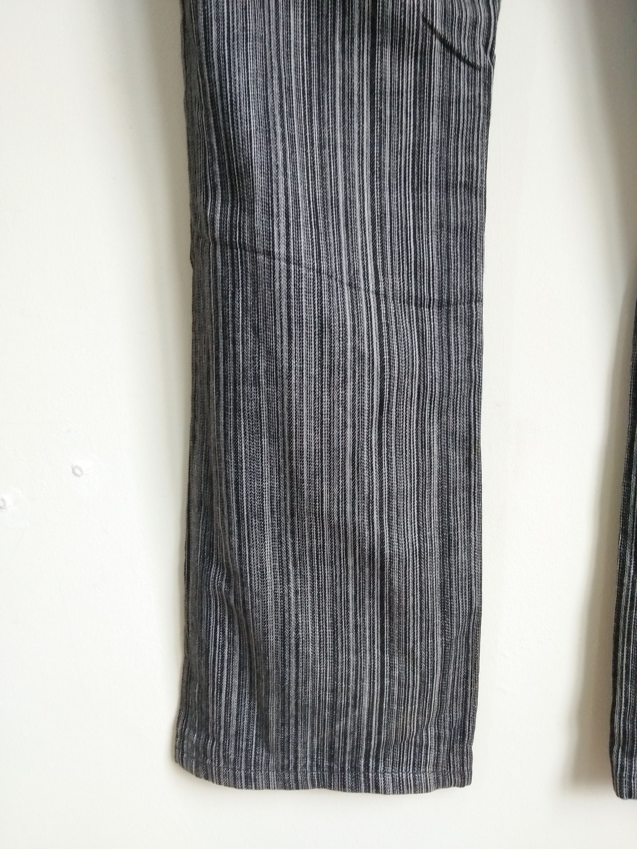 If Six Was Nine Japanese Brand BLUE WAY Striped Denim Trouser Pant Size US 32 / EU 48 - 13 Thumbnail