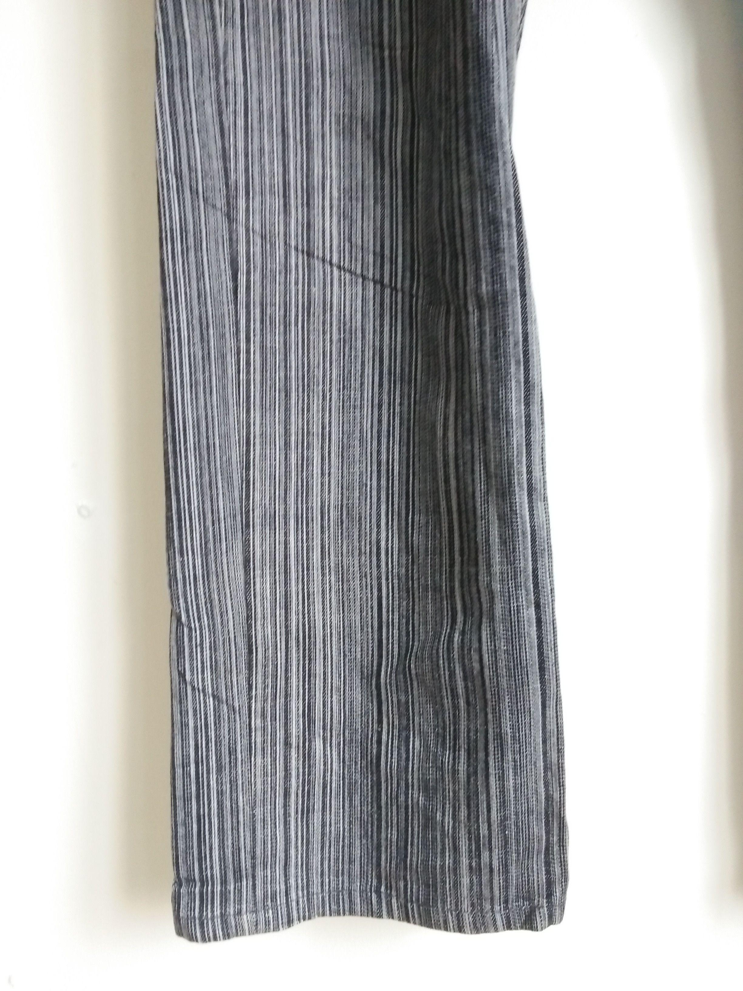 If Six Was Nine Japanese Brand BLUE WAY Striped Denim Trouser Pant Size US 32 / EU 48 - 6 Thumbnail