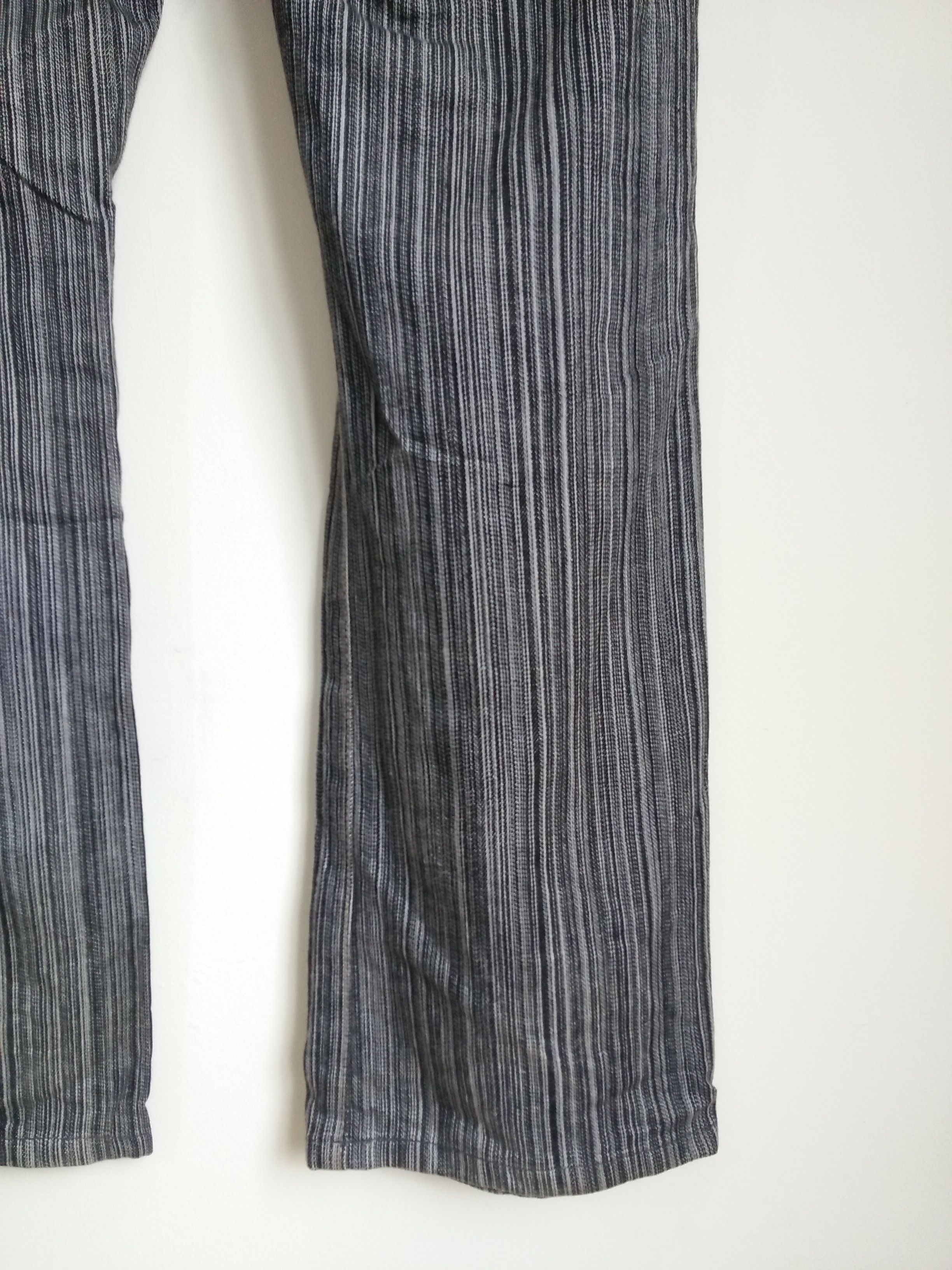 If Six Was Nine Japanese Brand BLUE WAY Striped Denim Trouser Pant Size US 32 / EU 48 - 11 Thumbnail