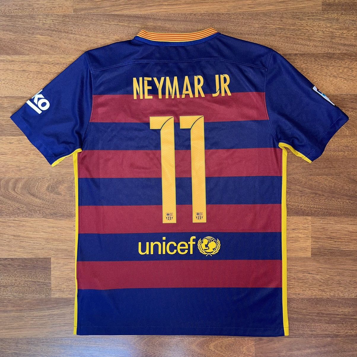 Barcelona Neymar JR #11 2013 2014 Home Football Shirt Soccer Jersey Nike  Mens M