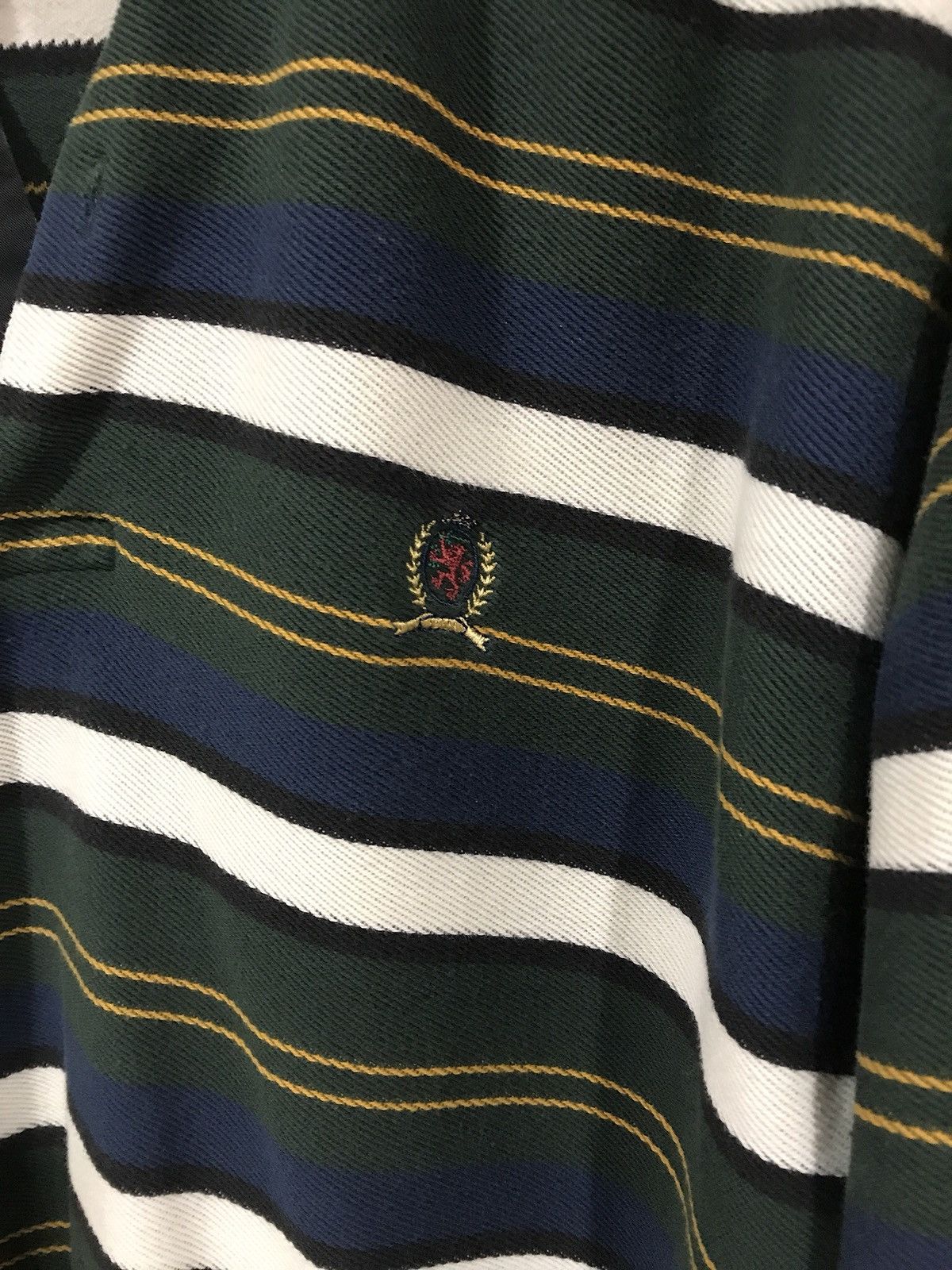 Tommy Hilfiger × Vintage Tommy Hilfiger Vintage Longsleeve Polo 90’s Crest Logo Size US L / EU 52-54 / 3 - 5 Thumbnail