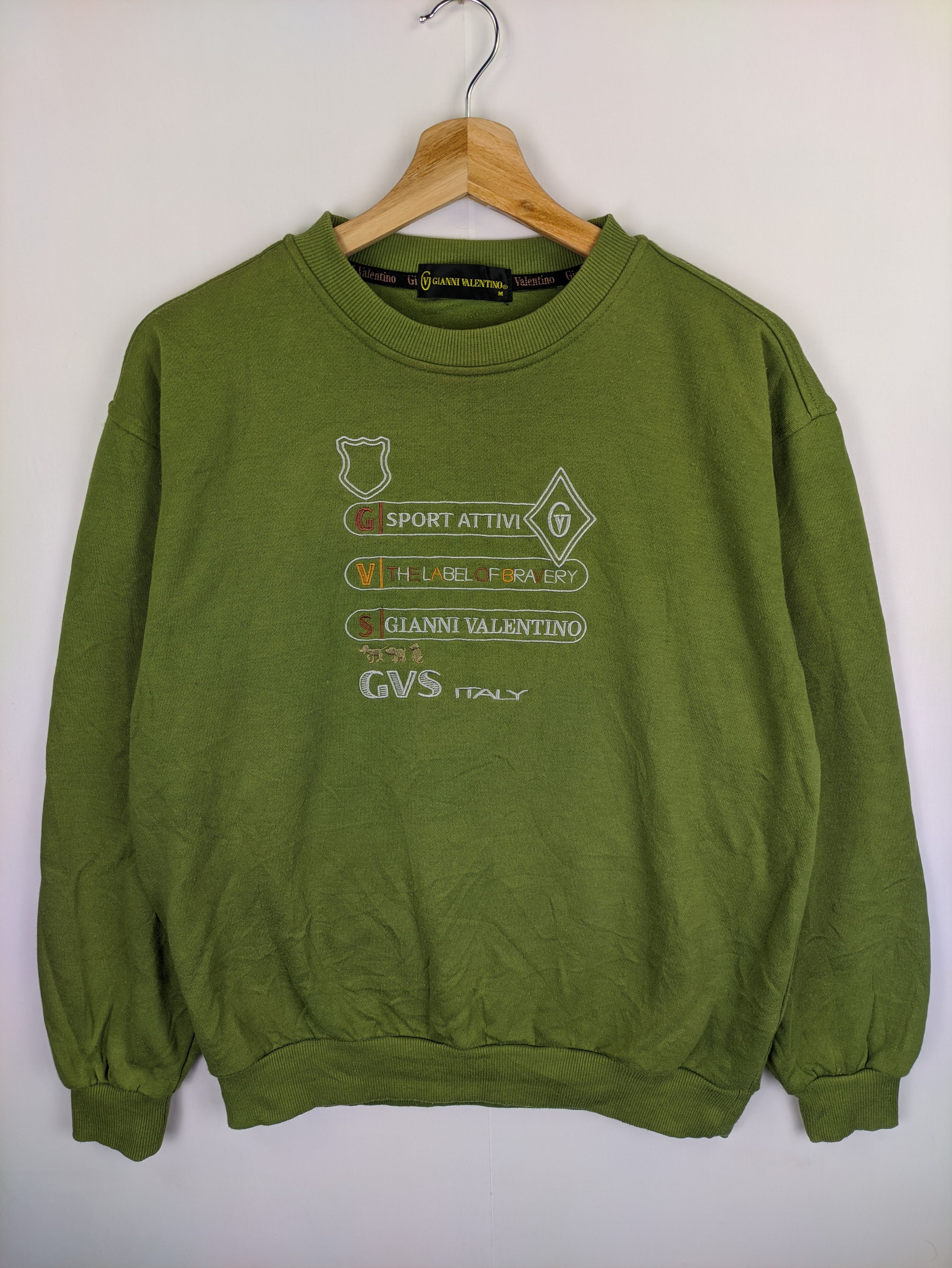 Gianni Valentino Steals🔥Vintage Sweatshirt by Gianni Valentino Size US M / EU 48-50 / 2 - 1 Thumbnail