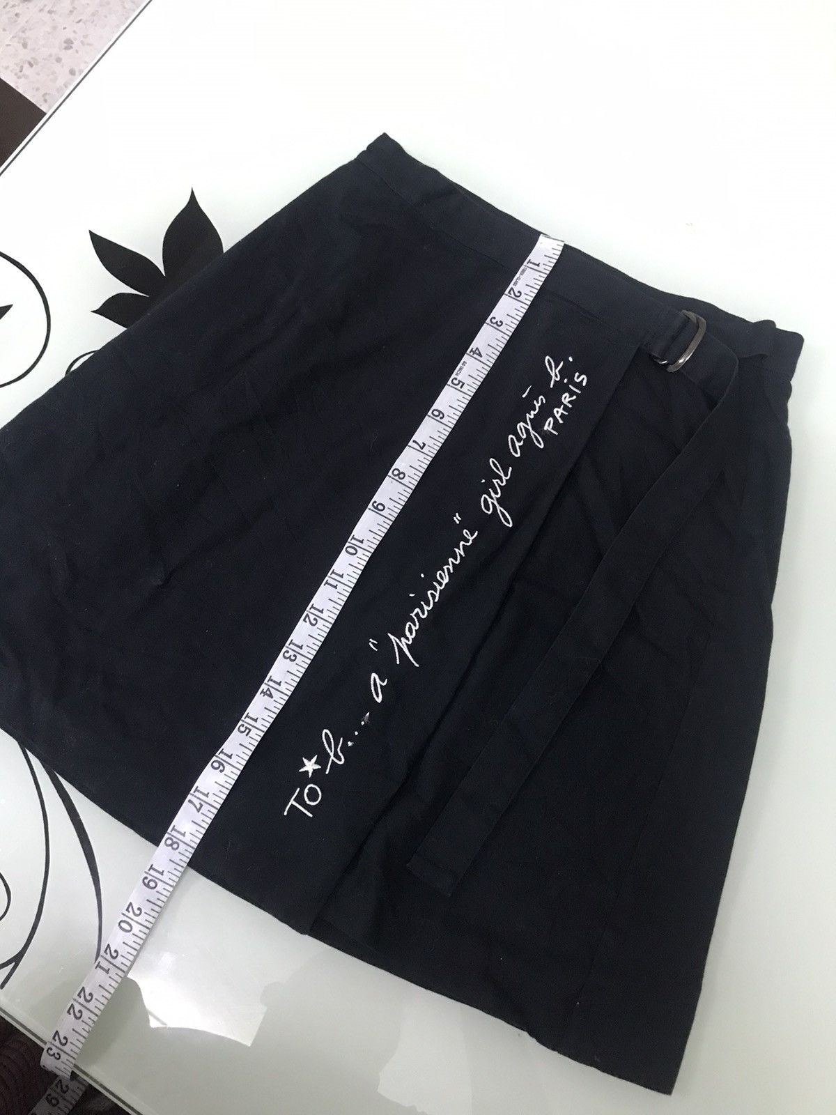 agnes b. Vintage Agnes.b Mini Skirt Size 26" / US 2 / IT 38 - 17 Thumbnail