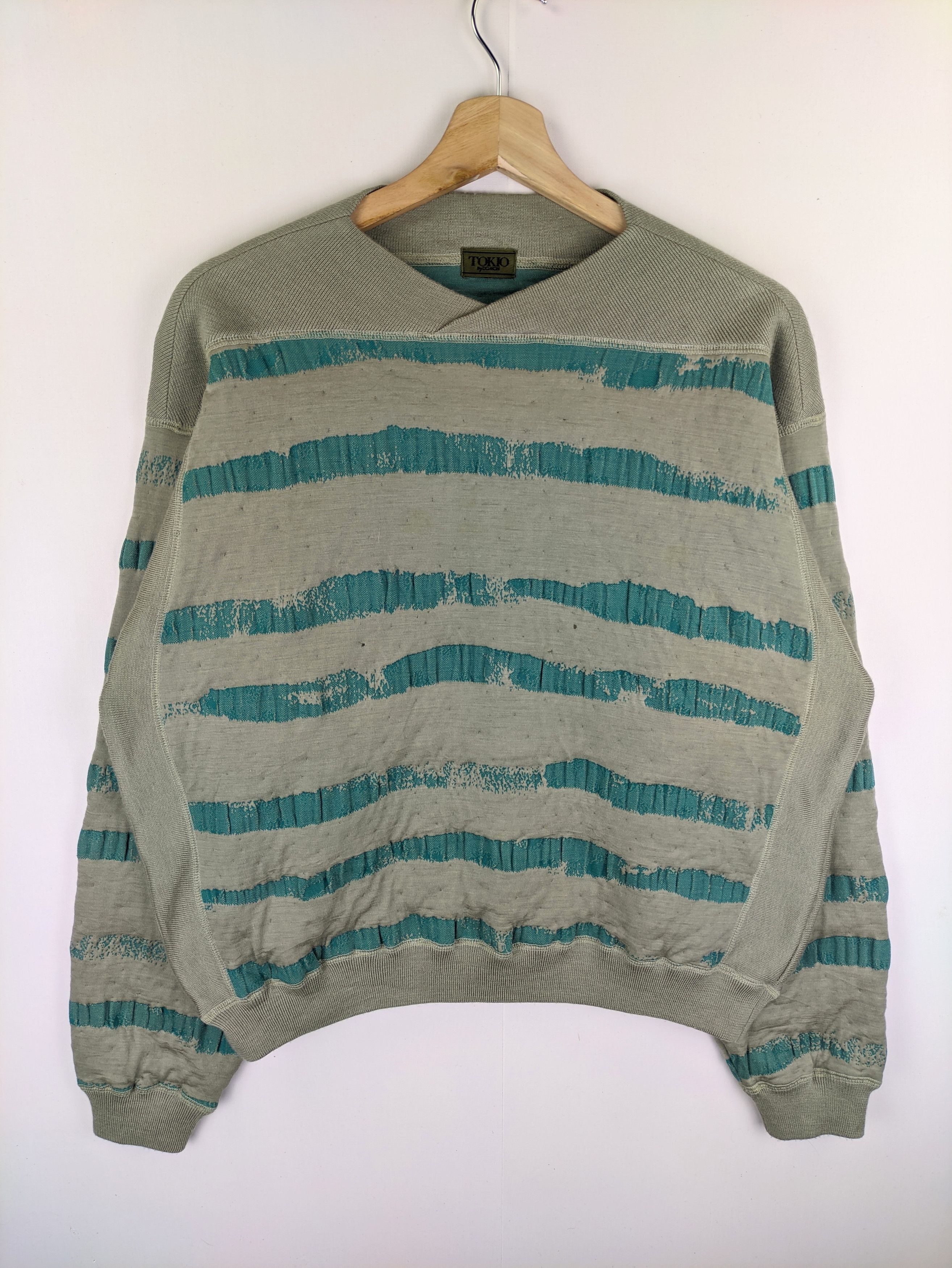 Japanese Brand Steals🔥Vintage Sweatshirt Distressed Style Tokio by Domon Size US L / EU 52-54 / 3 - 1 Thumbnail