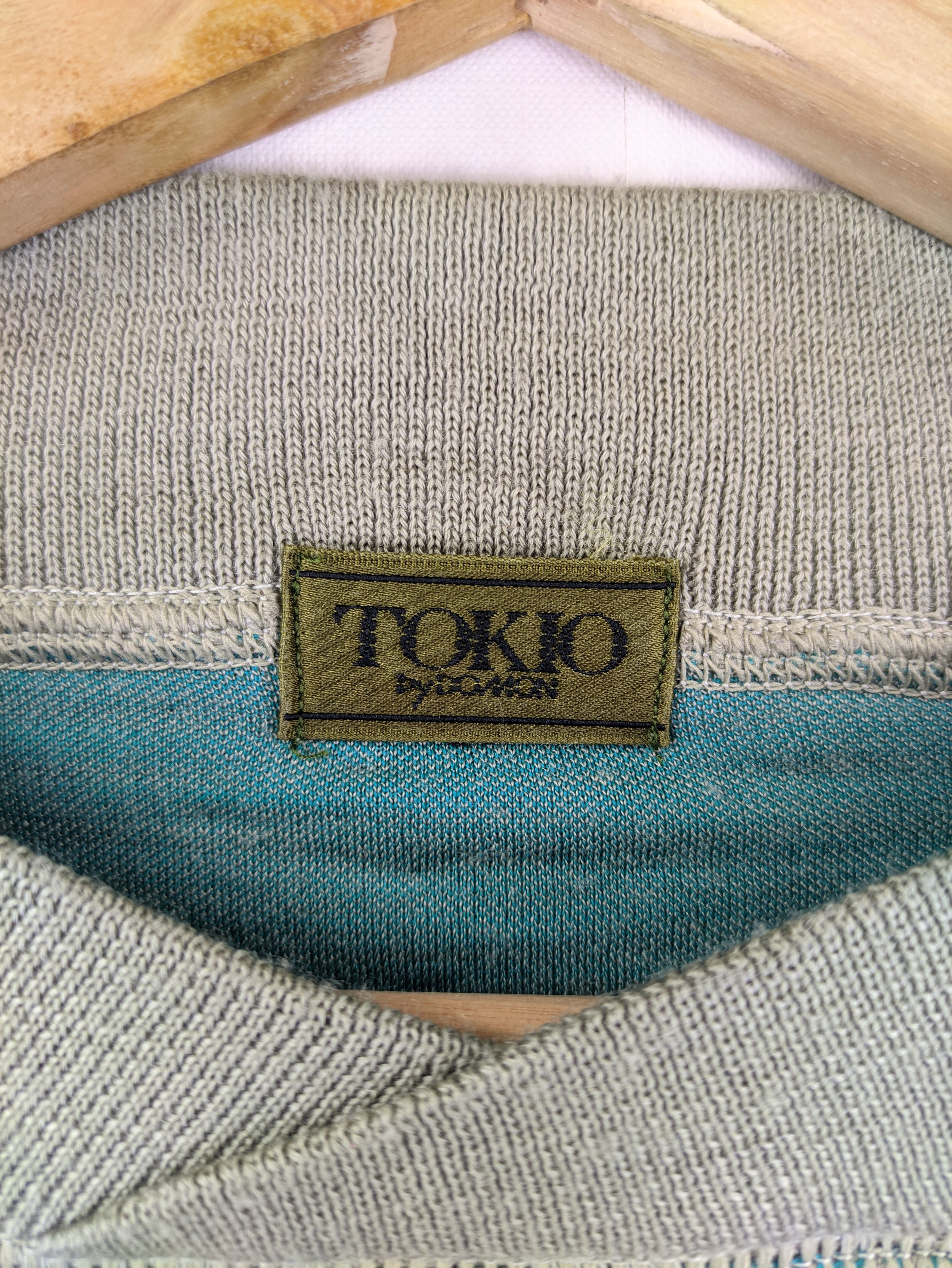 Japanese Brand Steals🔥Vintage Sweatshirt Distressed Style Tokio by Domon Size US L / EU 52-54 / 3 - 3 Thumbnail